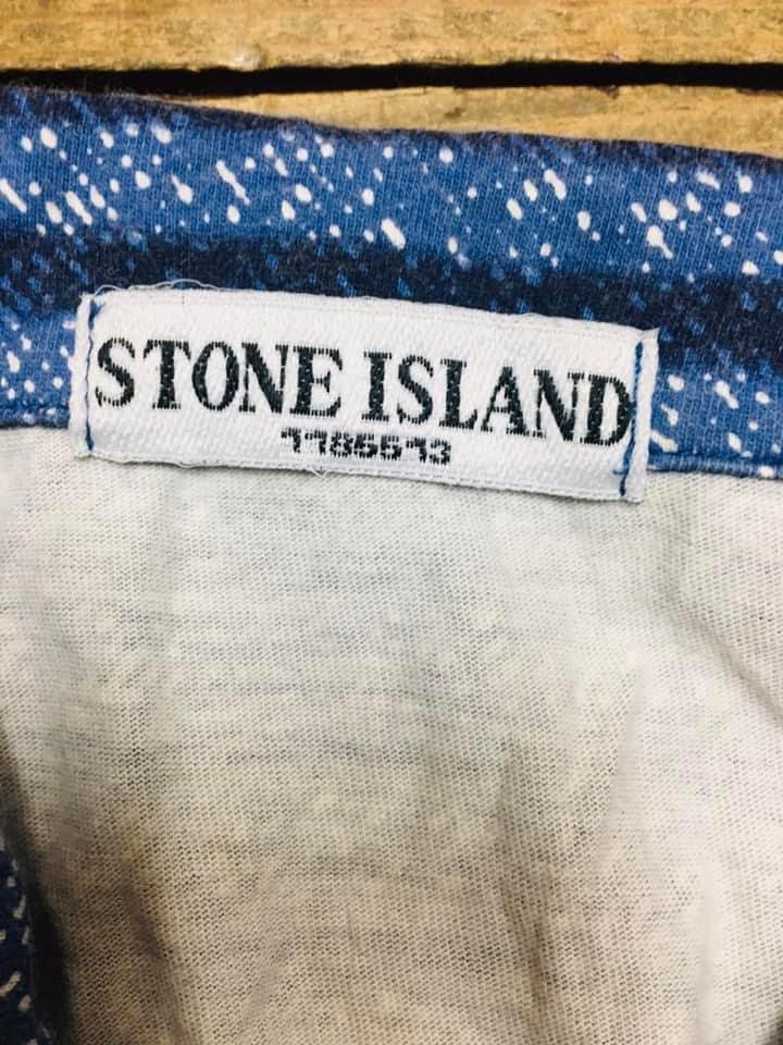 Stone Island Vintage Stone Island Striped Polo Shirt Size US M / EU 48-50 / 2 - 3 Thumbnail