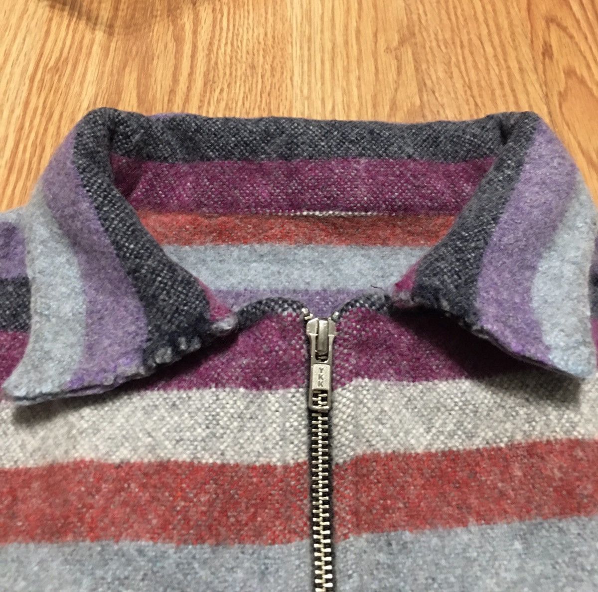 The Elder Statesman THE ELDER STATESMAN Mens Cashmere Stripped Jacket Cardigan L Size US L / EU 52-54 / 3 - 8 Thumbnail
