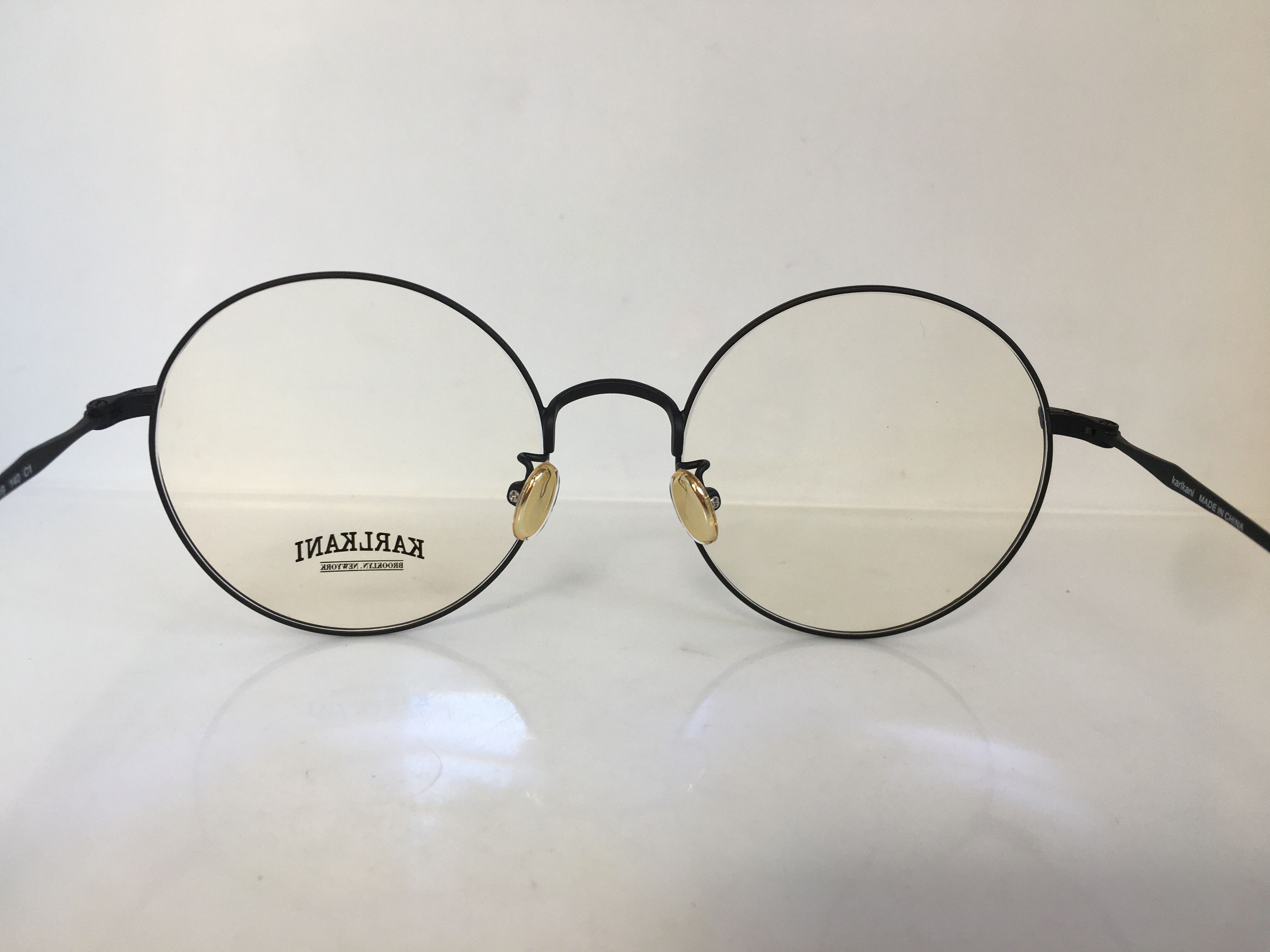 Other KARLKANI Black Round Eyeglasses Frame GATSBY ARISTOCRAT Size ONE SIZE - 4 Thumbnail
