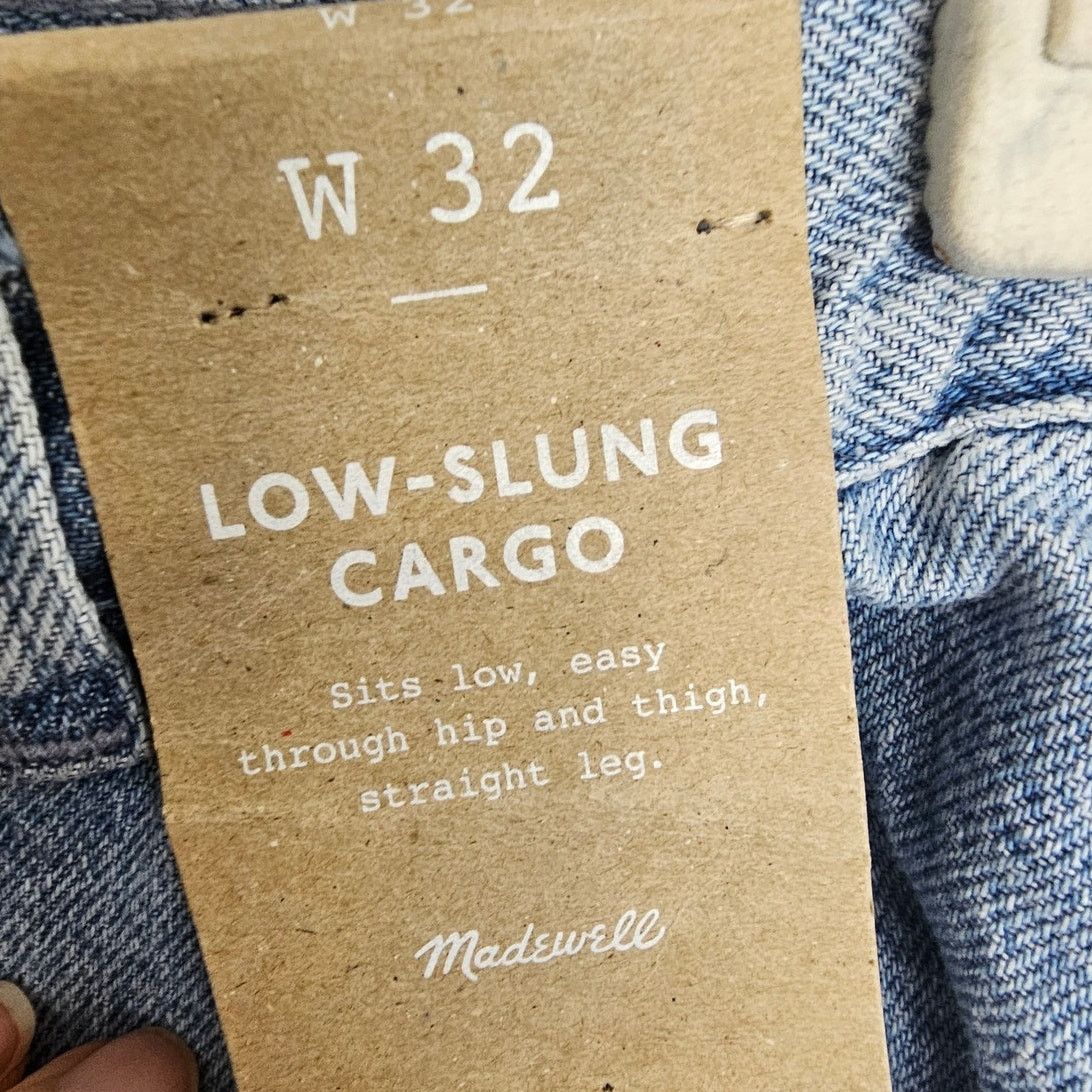 Madewell Madewell Womens Low Slung Cargo Jeans Size 32 Denim Pants Size 32" / US 10 / IT 46 - 4 Thumbnail