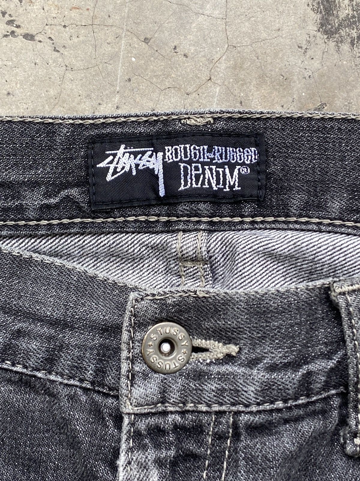 Stussy vintage stussy denim jeans Size US 34 / EU 50 - 5 Thumbnail