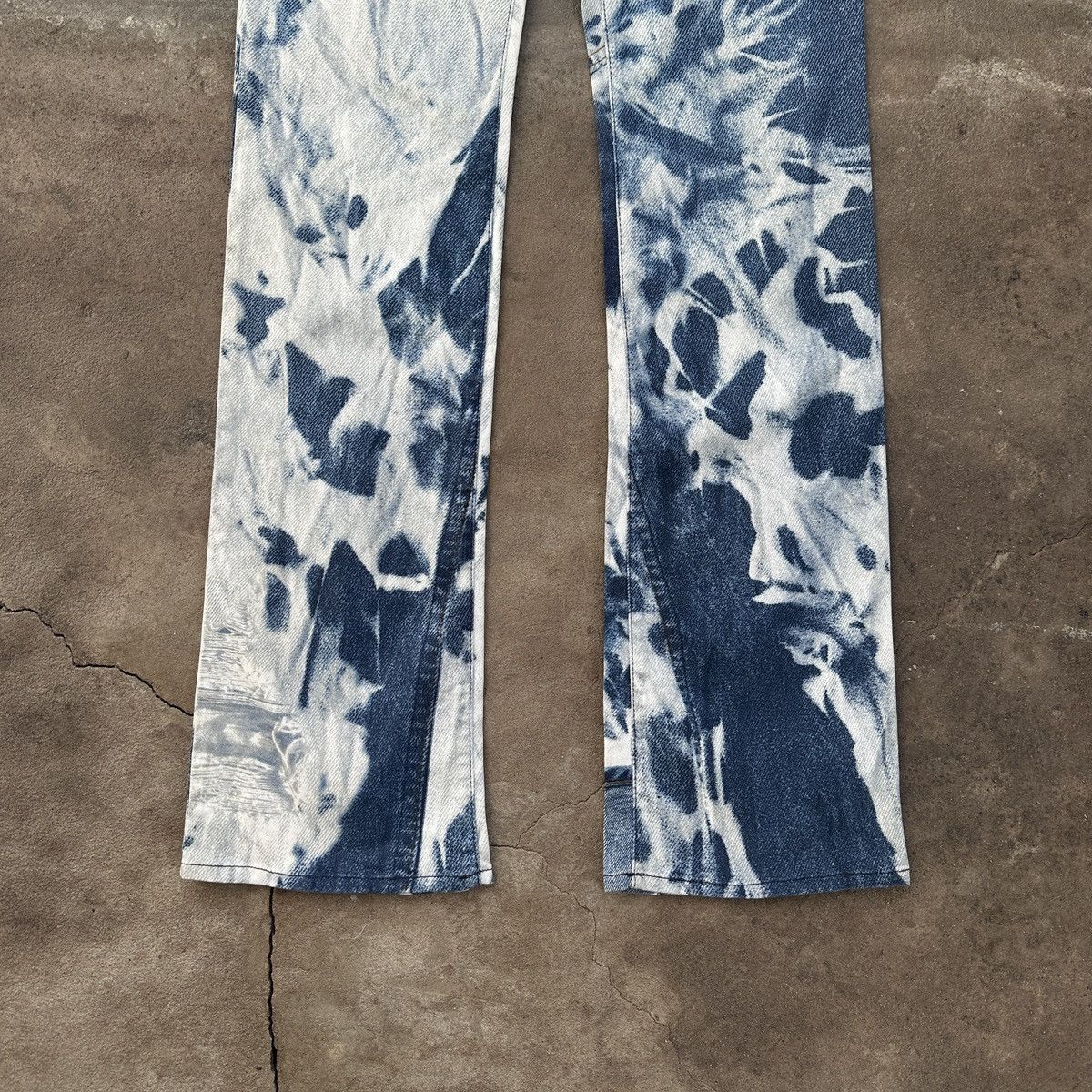 Just Cavalli Vintgae 2001 Just Cavalli Printed Denim Pants Size 26" / US 2 / IT 38 - 3 Thumbnail