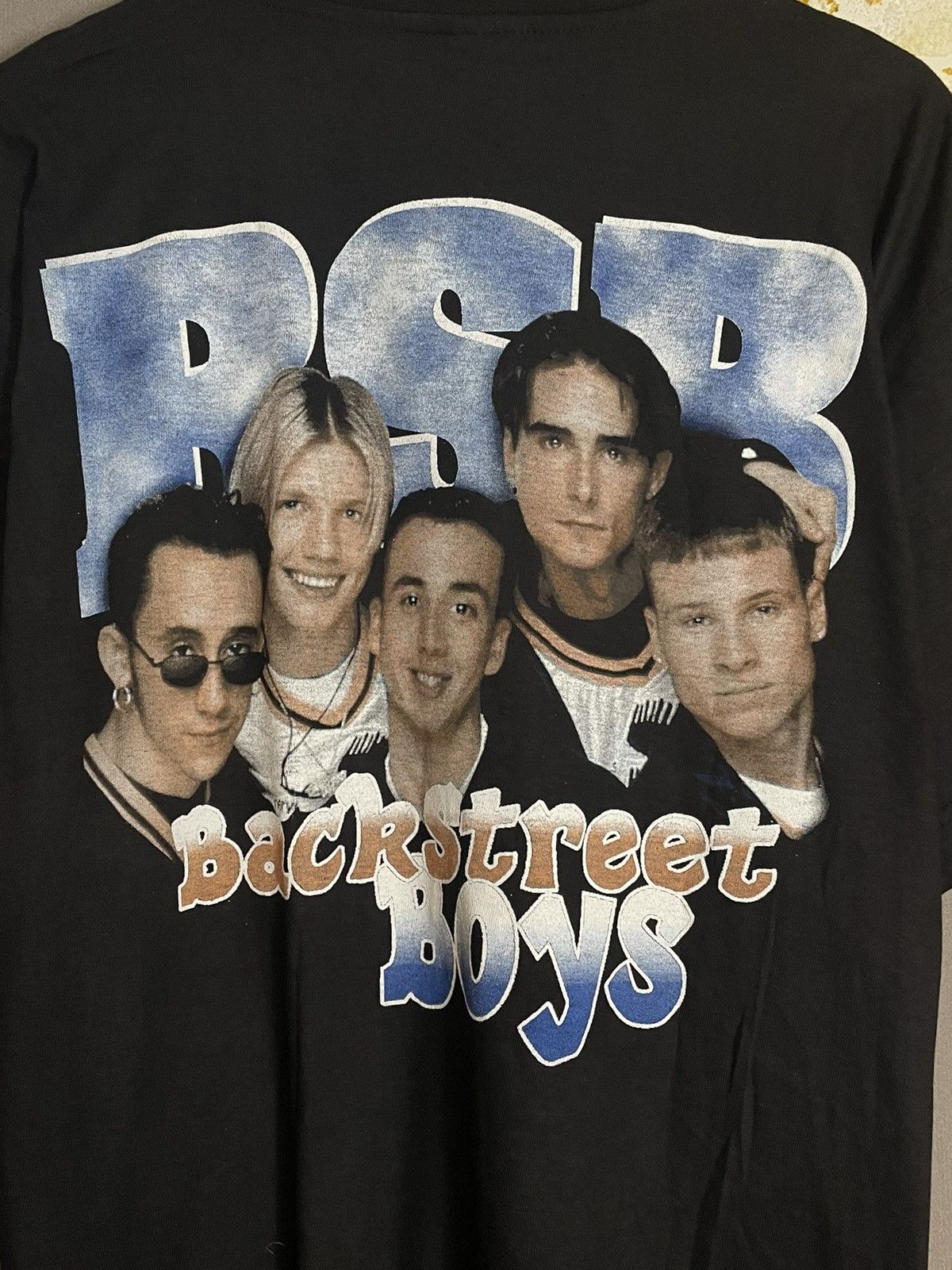 Rap Tees × Vintage Rare Vintage 90s Backstreet Boys Double Sided AOP T-shirt Size US L / EU 52-54 / 3 - 9 Thumbnail