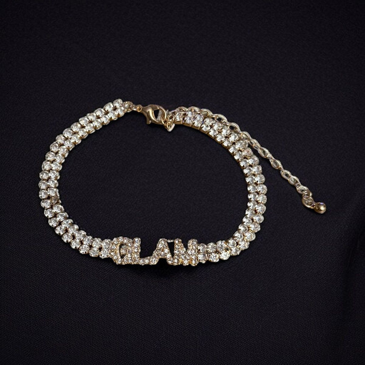 Other Gold tone GLAM tennis anklet Size ONE SIZE - 1 Thumbnail