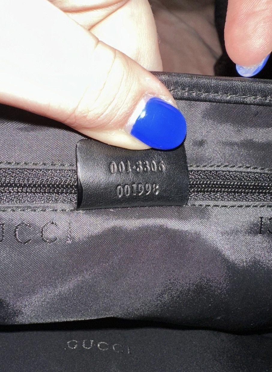 Gucci GUCCI - Vintage Pink Velvet Black Leather Trim Jackie Hobo Size ONE SIZE - 9 Thumbnail