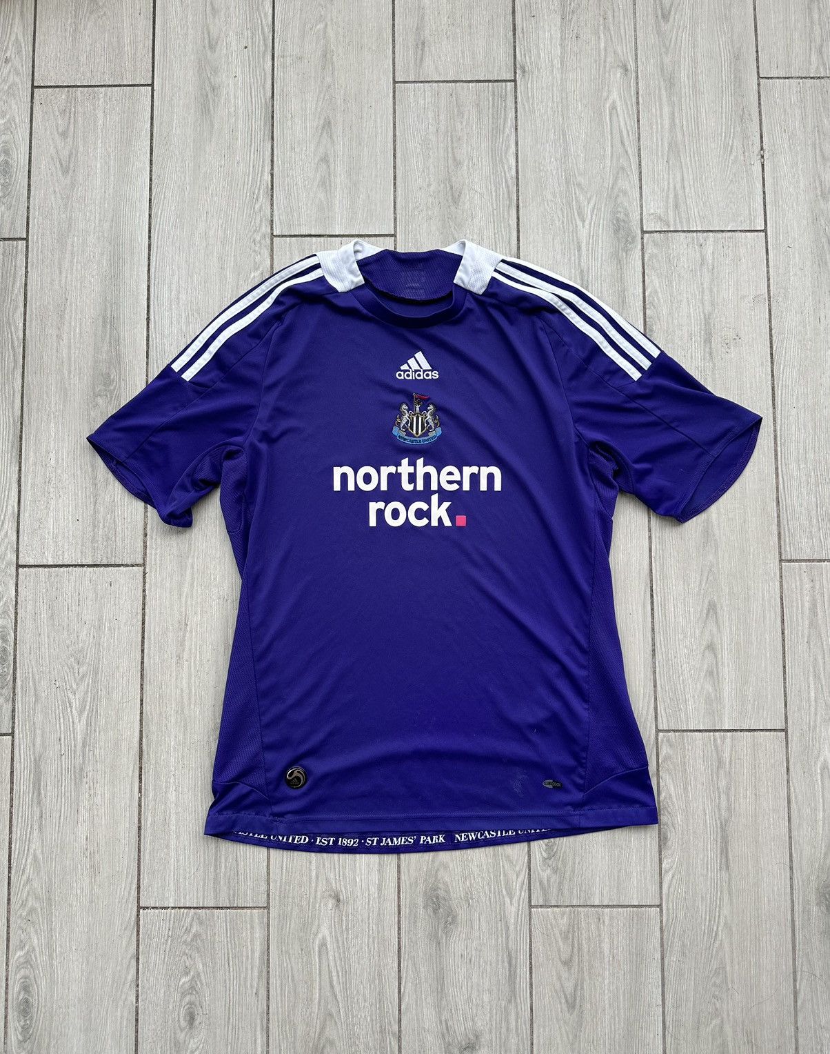 Adidas × Vintage 2008 2009 Newcastle United Adidas Away Purple Soccer Jersey Size US M / EU 48-50 / 2 - 1 Thumbnail