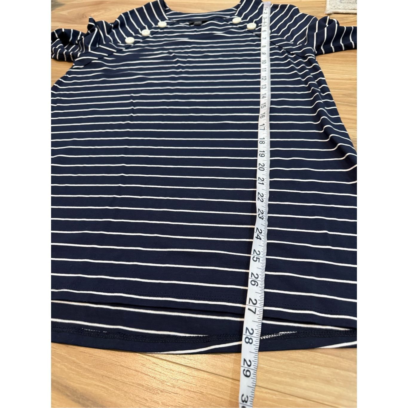 Other J Jill navy blue 3/4 sleeves top sz small Size S / US 4 / IT 40 - 7 Thumbnail