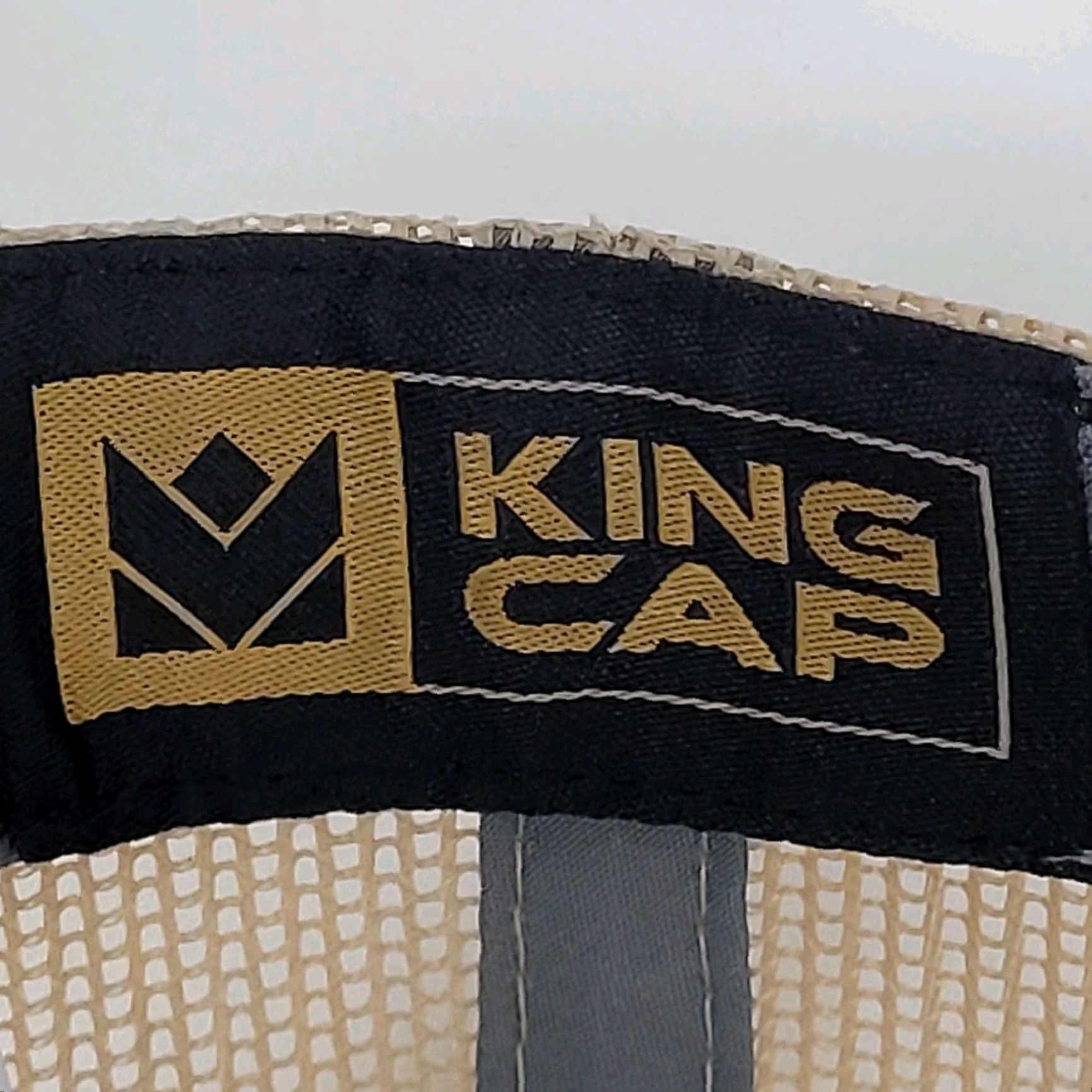 Vintage NWD Studio 3 King Cap Trucker Hat Men One Size Brown Adjustable Recycled Materials Classic 90s Style Mens Cap Size ONE SIZE - 4 Thumbnail