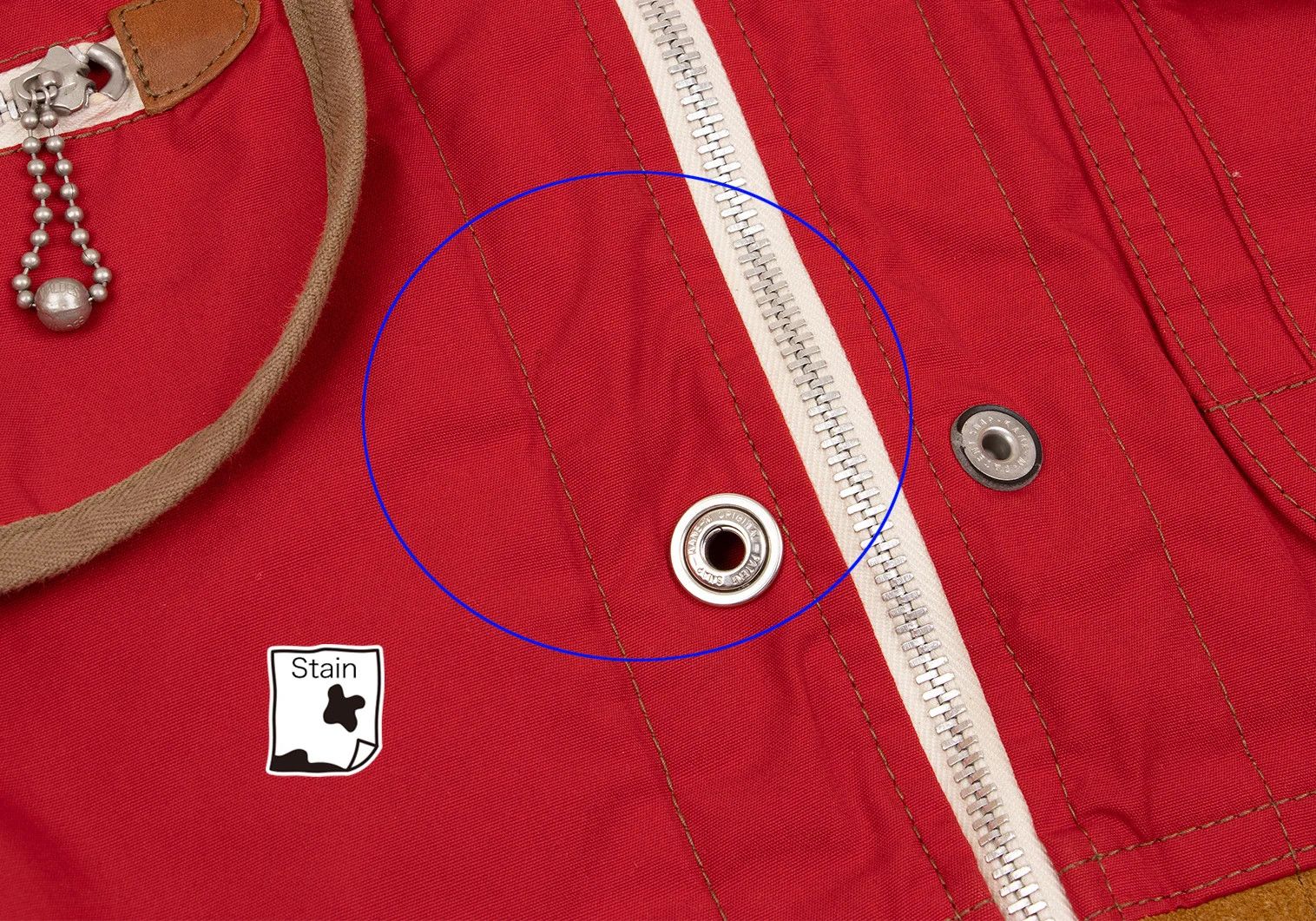 Junya Watanabe Reversible Leather Panel Jacket in Red-Brown, Size XS Size US XS / EU 42 / 0 - 10 Thumbnail