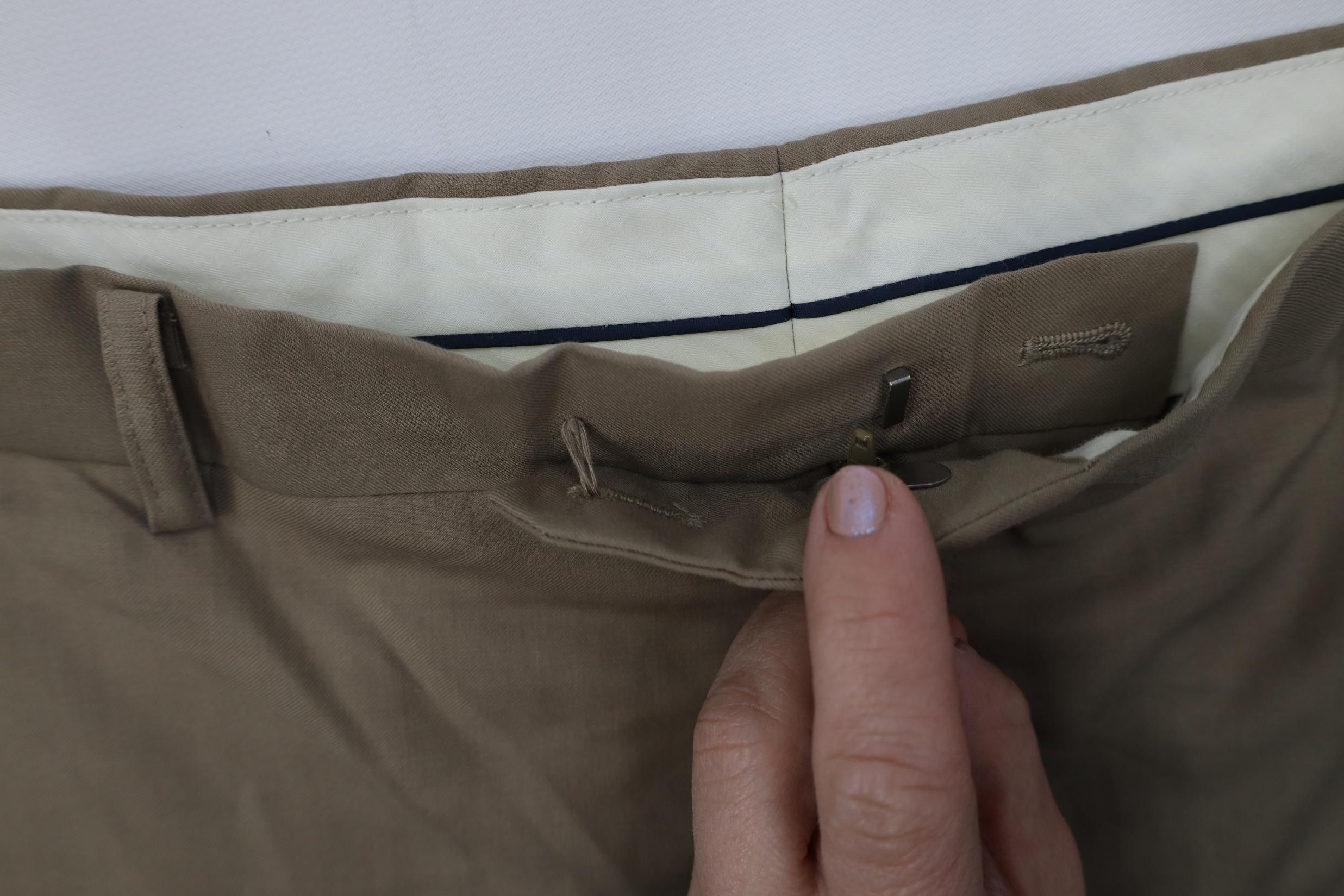 Polo Ralph Lauren Vintage 90s Ralph Lauren Distressed Wide Leg Chino Pants Size US 36 / EU 52 - 9 Thumbnail