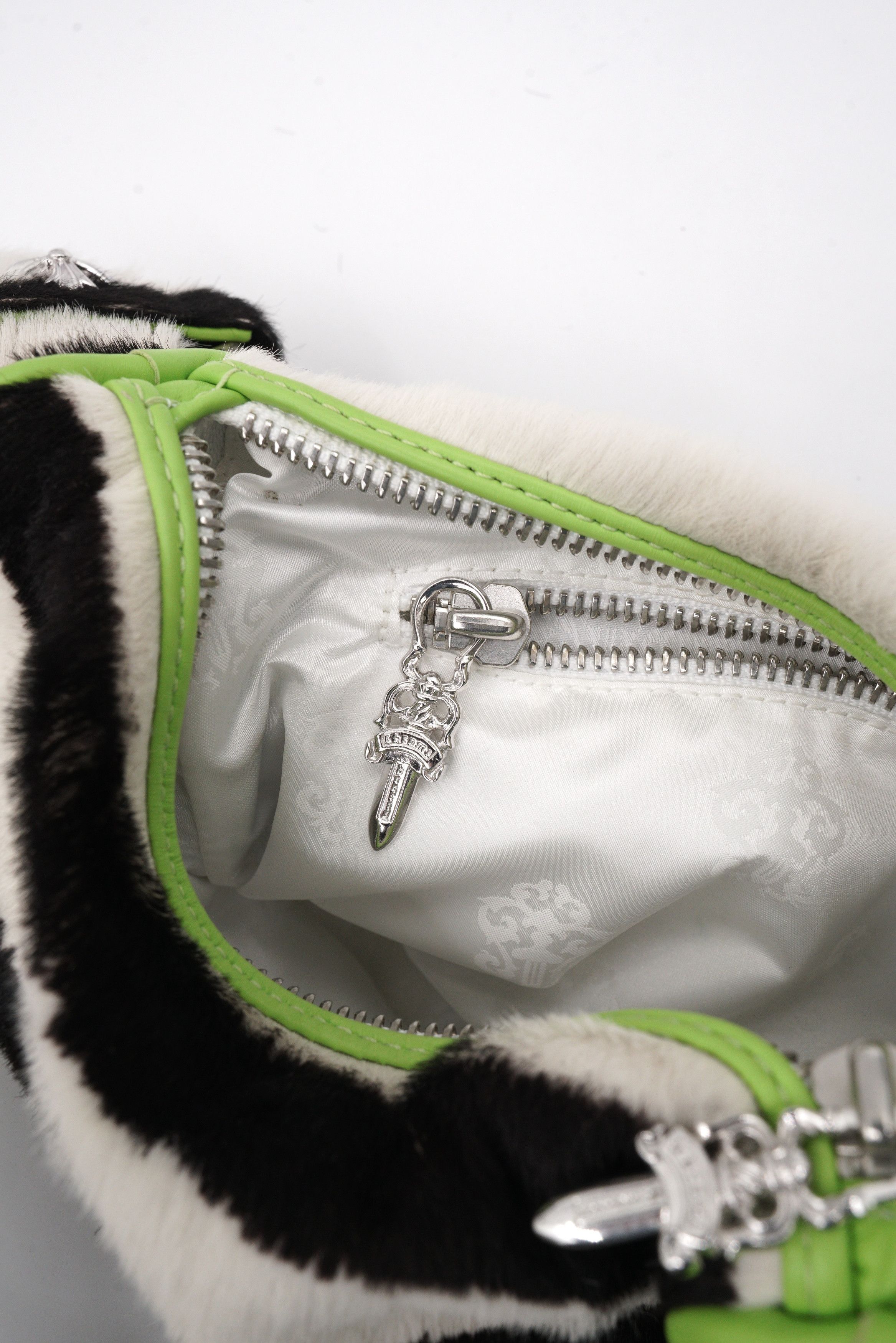 Chrome Hearts Chrome Hearts Pony Hair Zebra Stripe Chicken Nugget Bag Size ONE SIZE - 6 Thumbnail