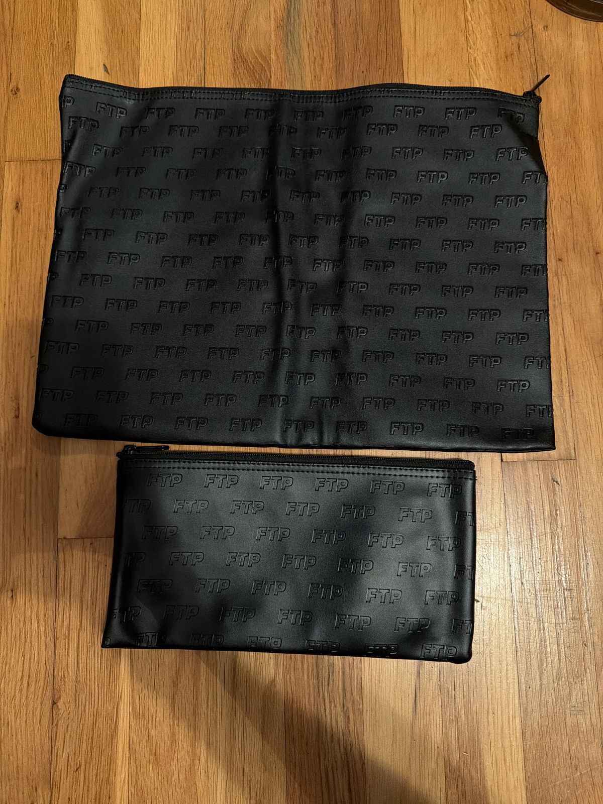 Fuck The Population Ftp leather money bag large Size ONE SIZE - 1 Thumbnail