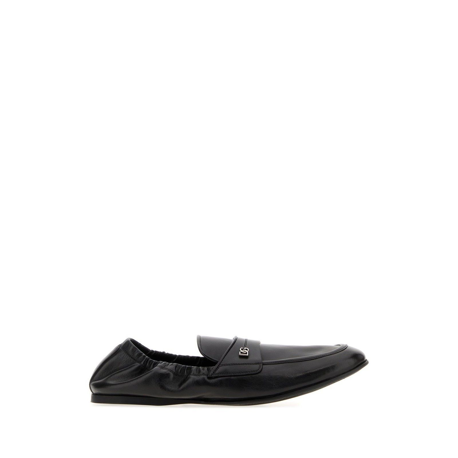 Dolce & Gabbana DOLCE&GABBANA Black Leather Loafers New  display picture 3