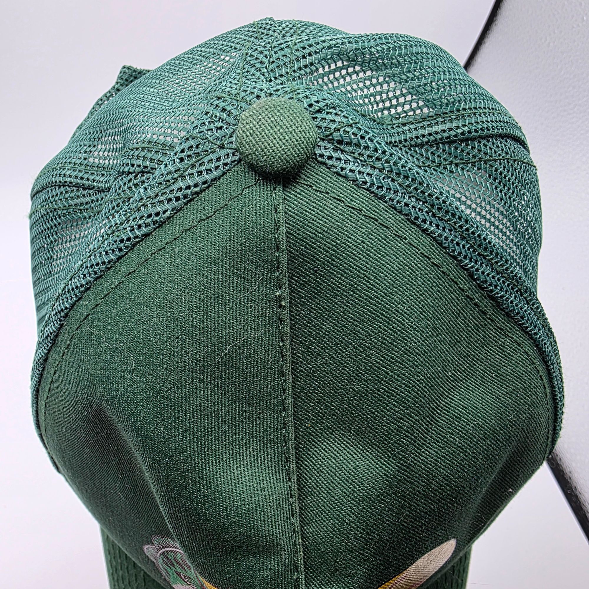 Bass Pro Shops Bass Pro Shops Adjustable Trucker Hat Green Logo Fishing Sna Size ONE SIZE - 5 Thumbnail