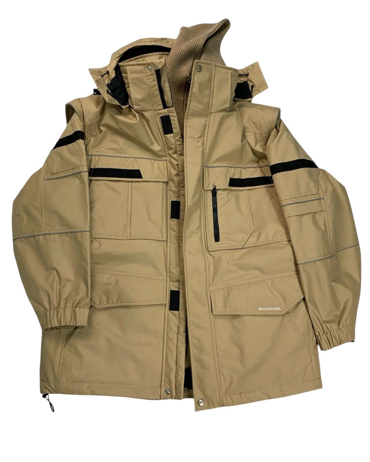 Balenciaga RUNWAY Balenciaga Twinset Parka Jacket AW18 Demna Gvasalia Size US L / EU 52-54 / 3 - 2 Thumbnail