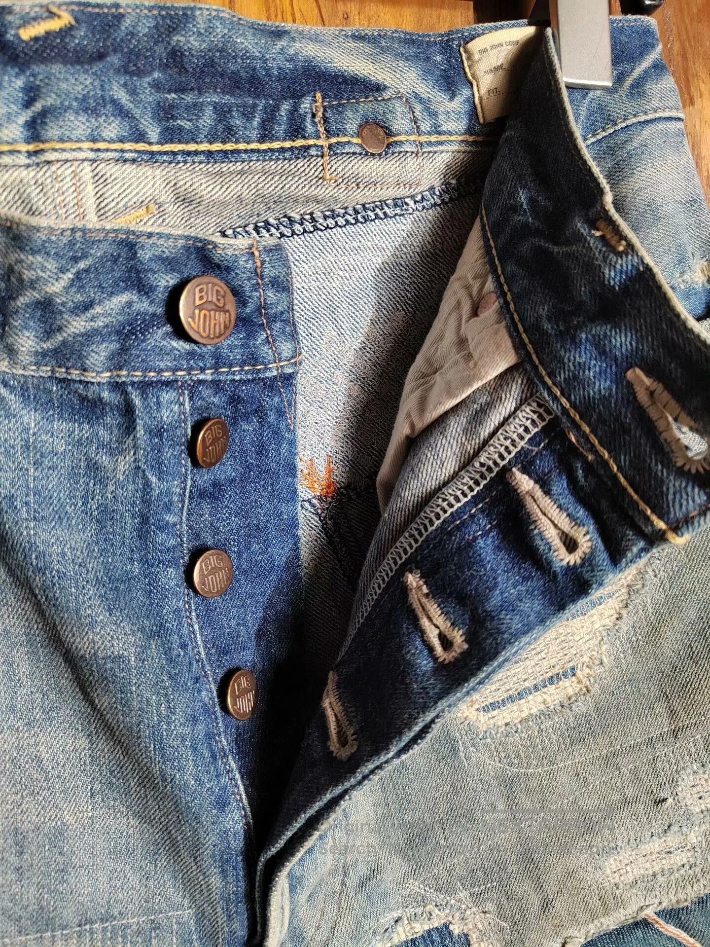 Big John Big John Japanese Denim Jeans. Size US 30 / EU 46 - 4 Thumbnail