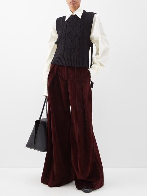 S.S.Daley S.S Daley Amer Corduroy Wide-leg Trousers Size US 34 / EU 50 - 2 Thumbnail