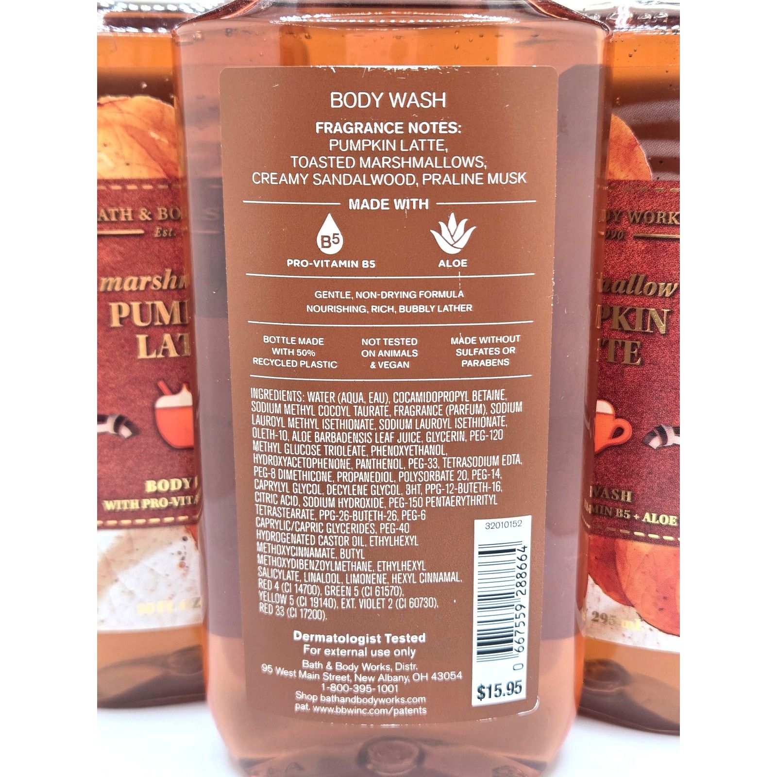 Other NEW Bath & Body Works Marshmallow Pumpkin Latte Body Wash Size ONE SIZE - 4 Thumbnail