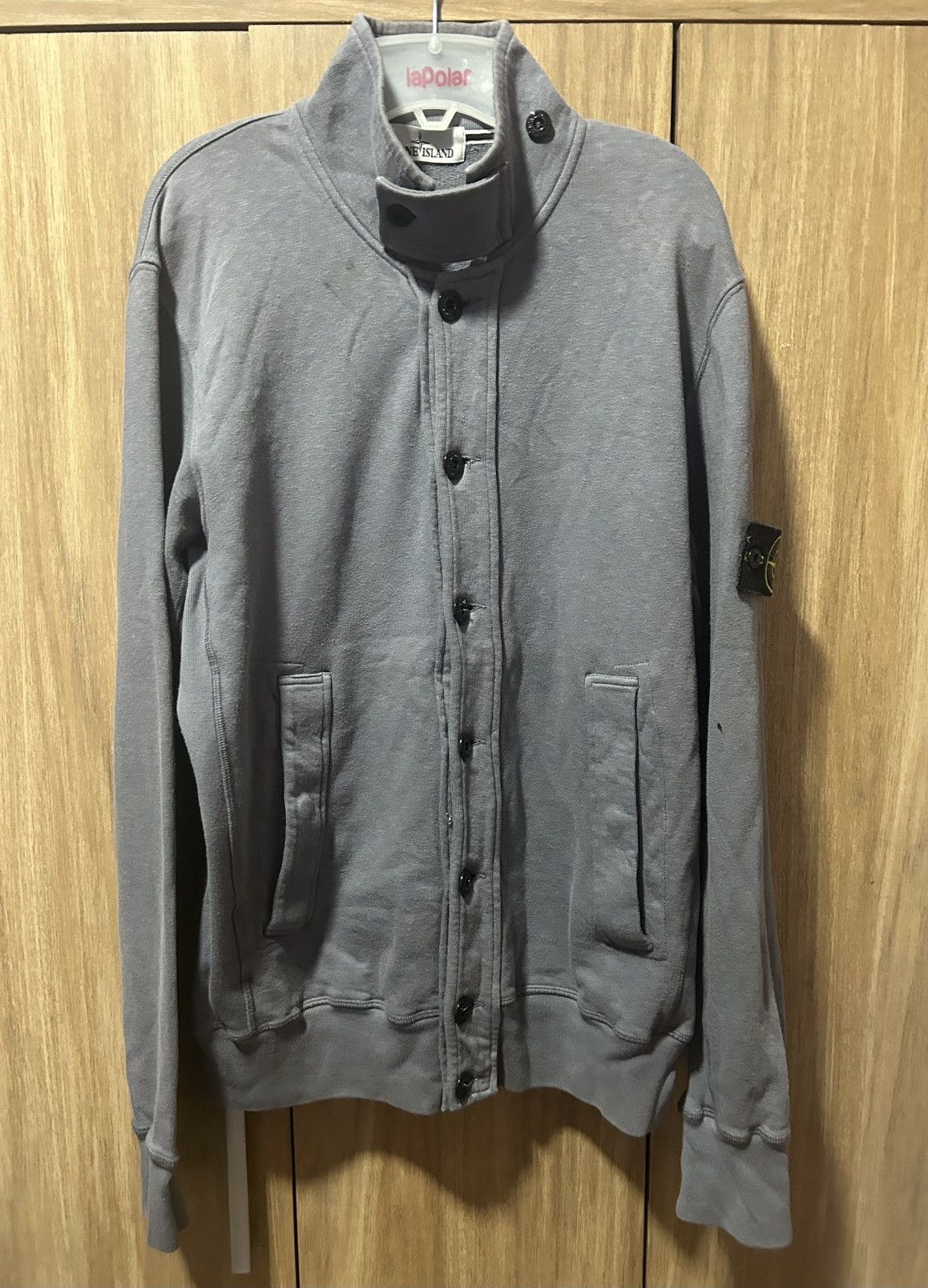 Stone Island STONE ISLAND BUTTON-FRONT SWEATSHIRT JACKET Size US XL / EU 56 / 4 - 1 Thumbnail