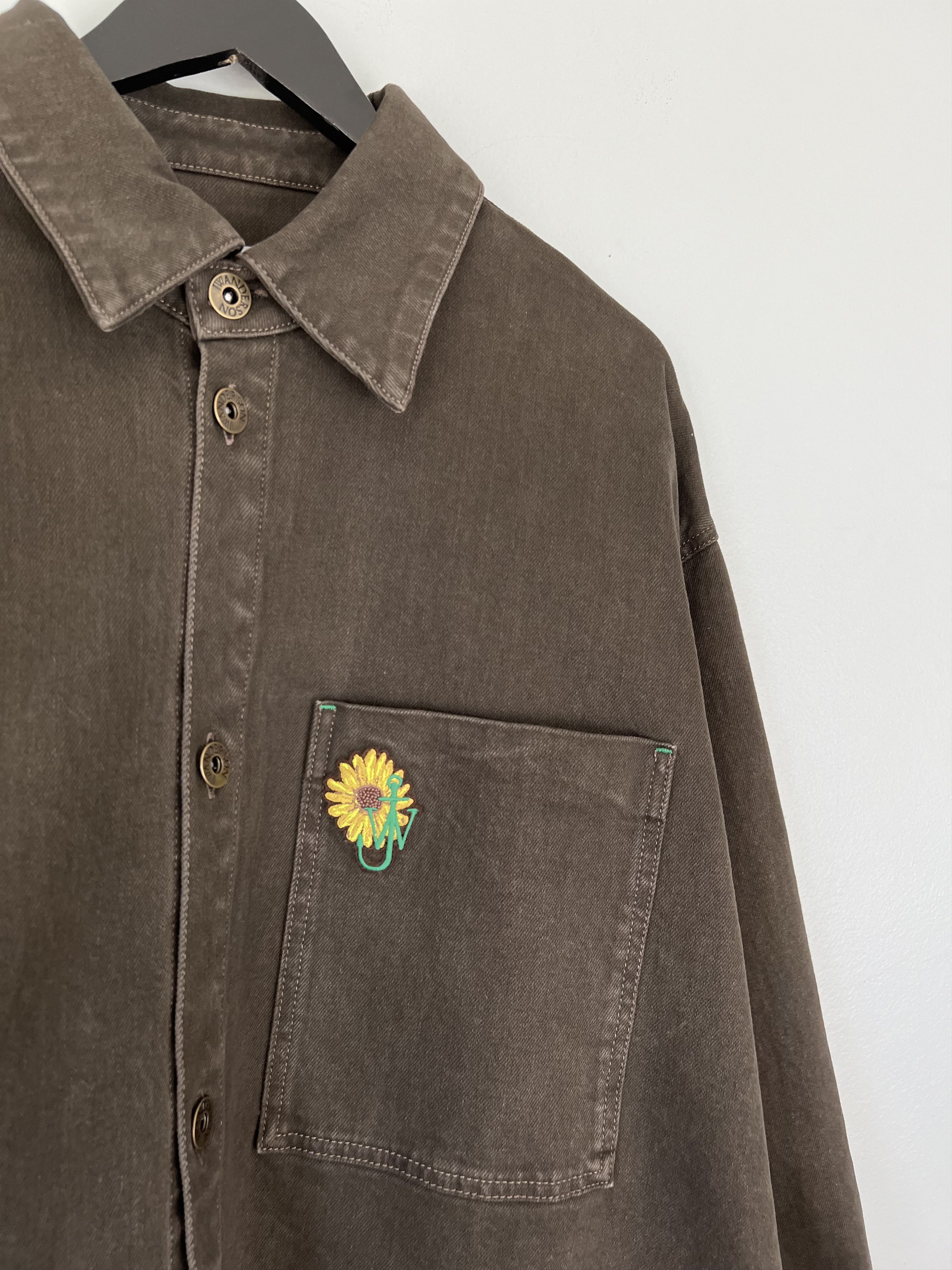 JW Anderson J.W. Anderson Oversized Contrast Cuff Denim Shirt Size US M / EU 48-50 / 2 - 5 Thumbnail