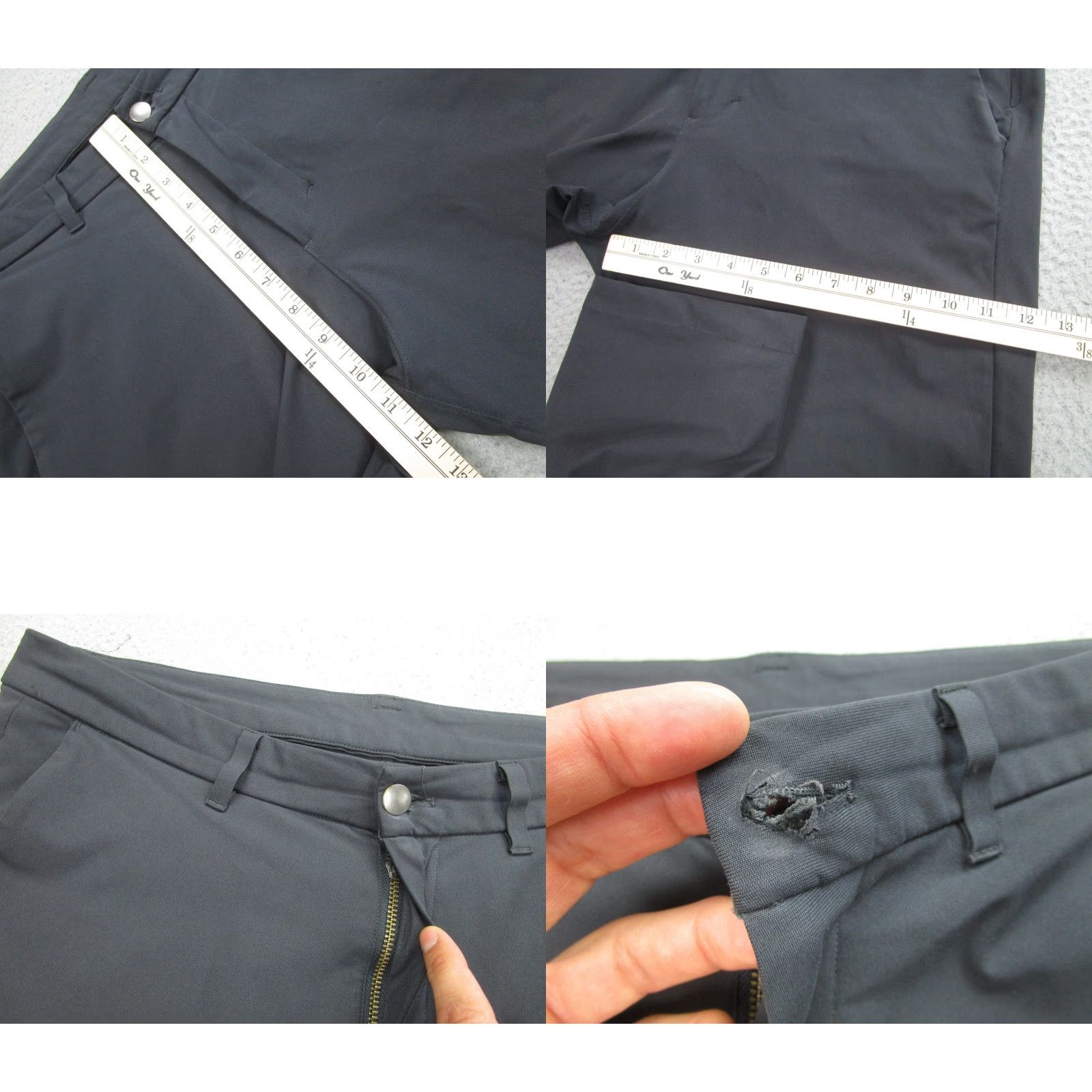 Lululemon Lululemon Pants Mens 34 Gray Slim Fit Stretch Chino Dress Golf Tear Flaw Size US 34 / EU 50 - 8 Thumbnail