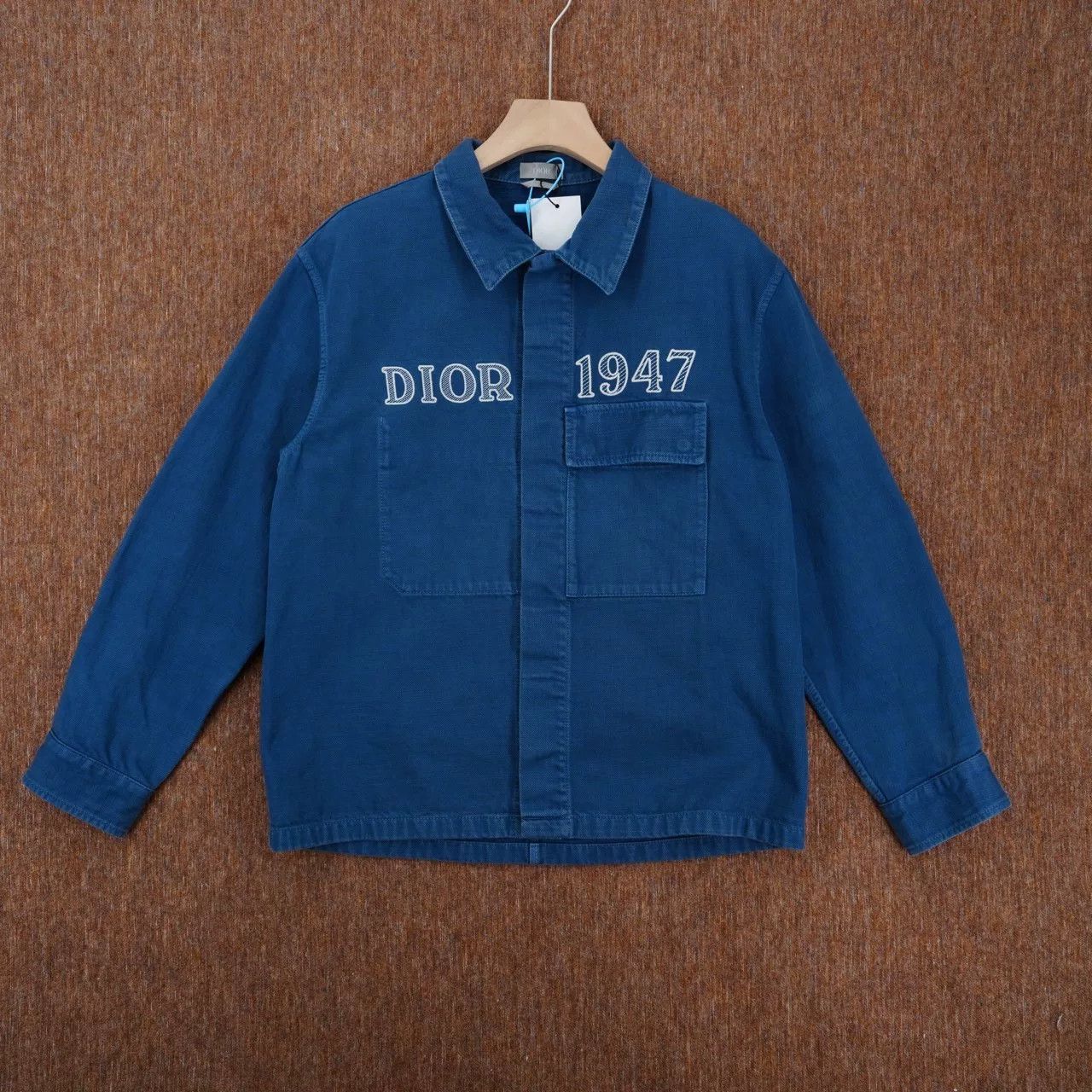 Dior Dior 1947 Embroidered Logo Denim Jacket Size US M / EU 48-50 / 2 - 1 Thumbnail