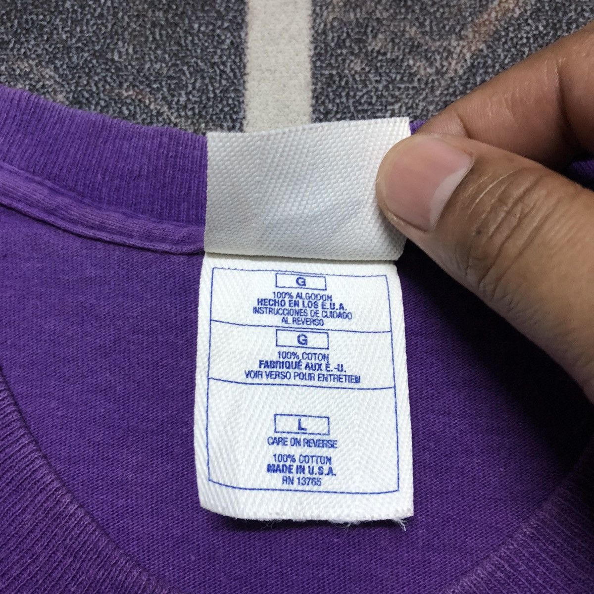 NBA Rare‼️🔥Vintage NBA LA Lakers Shaquille O'neal #34 T-Shirt Size US M / EU 48-50 / 2 - 7 Thumbnail