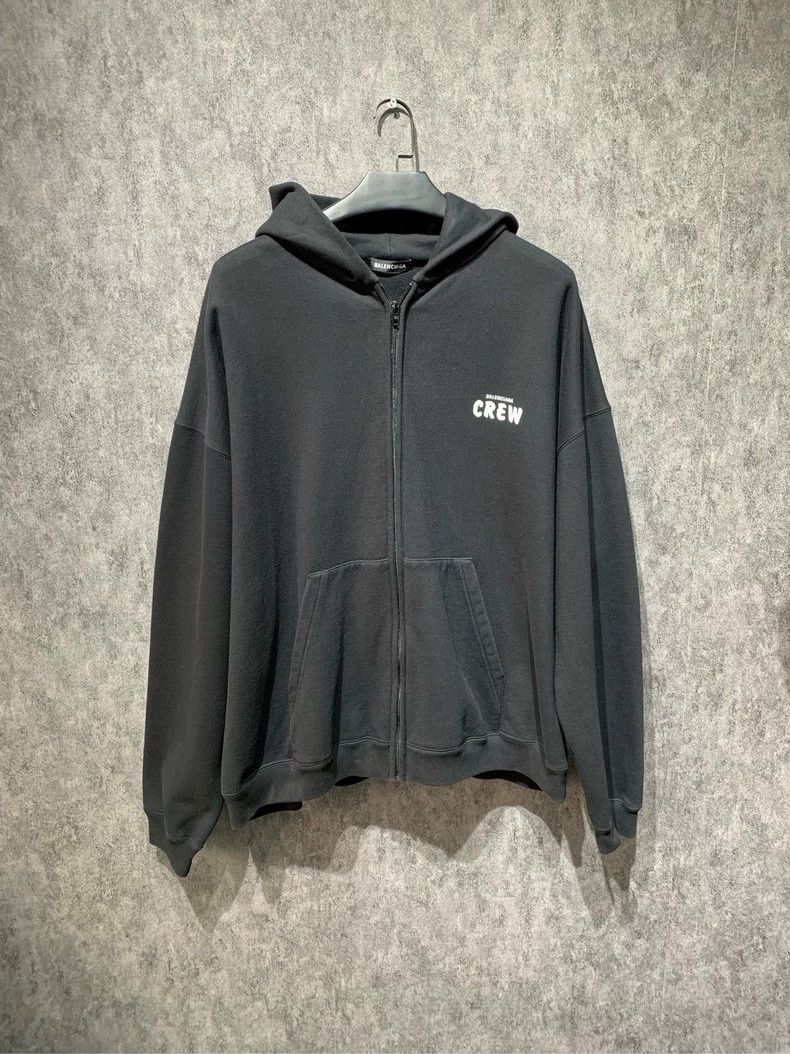Balenciaga Balenciaga Crew Zip Hoodie 2502-Nextarrow | Grailed