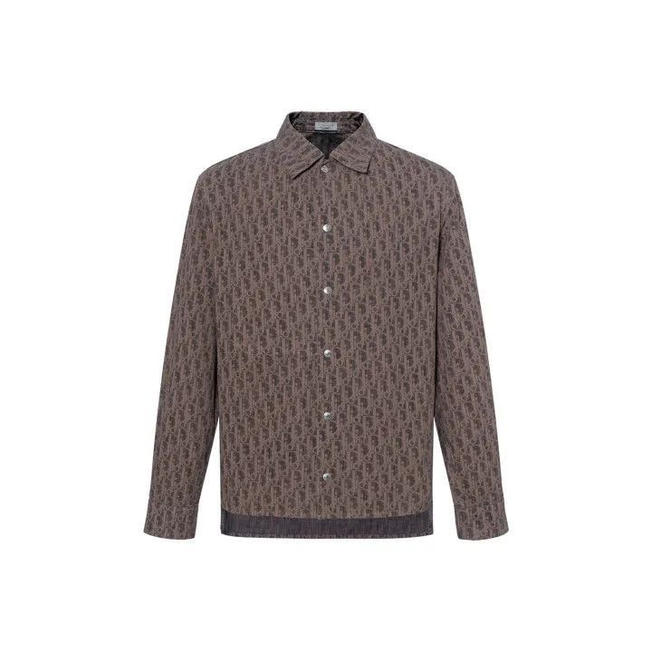 Dior Dior Dior Logo Printed Shirt Jacket for Men 0079-2507 Size US L / EU 52-54 / 3 - 1 Thumbnail