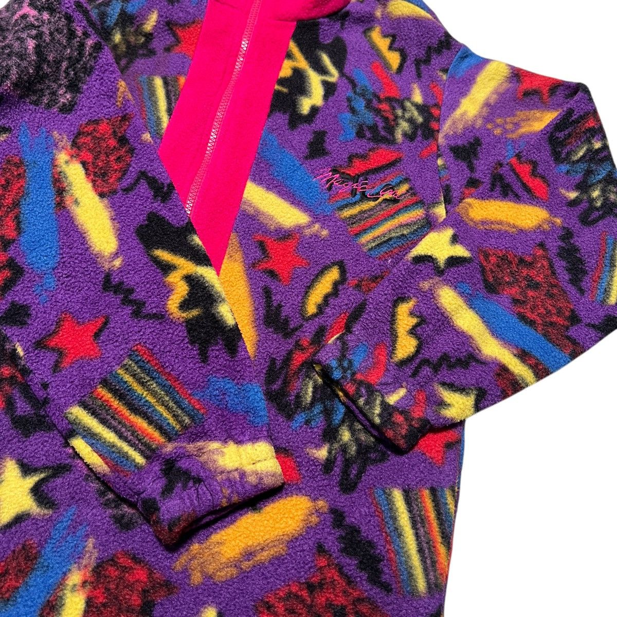 Fila Vintage Fila Magic Line Printed Fleece Anorak Jumper Jacket Size US S / EU 44-46 / 1 - 10 Thumbnail