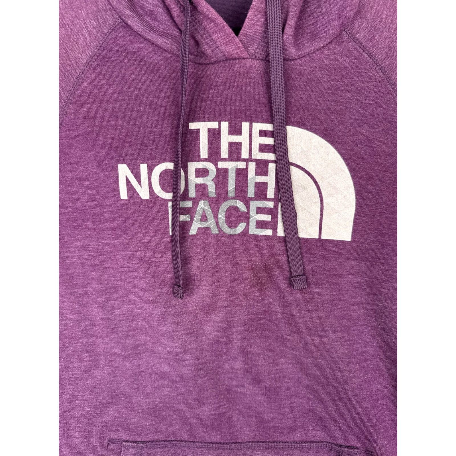 The North Face VINTAGE? (No) The North Face Hoodie Women M Purple Jersey Logo Pullover Sweatshirt Casual Activewear Long Sleeve Raglan Pocket Graphic Print Size M / US 6-8 / IT 42-44 - 6 Thumbnail