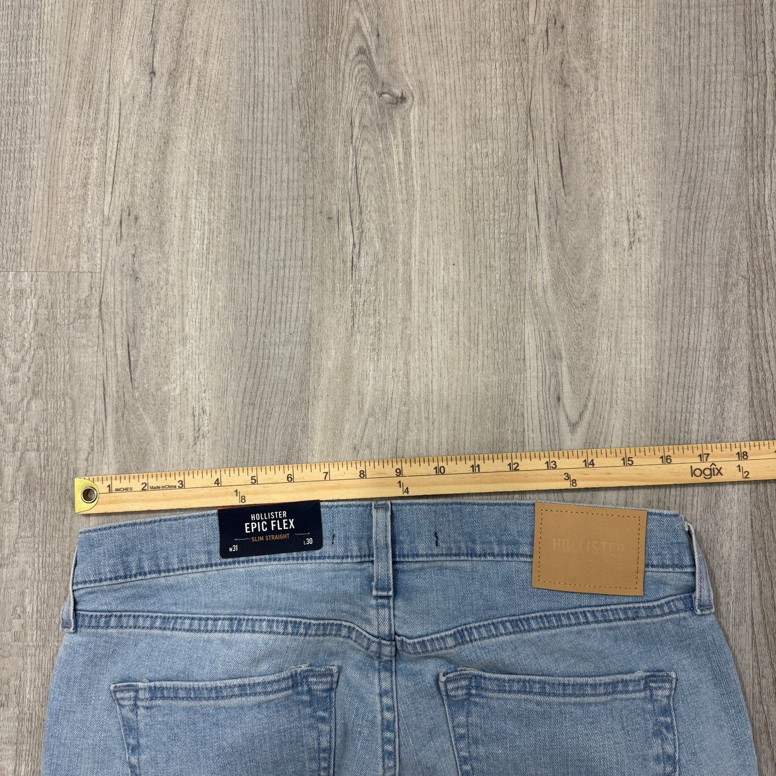 Hollister NEW Hollister Epic Flex Slim Straight Jeans Men's 31 x 30 Size US 31 - 7 Thumbnail
