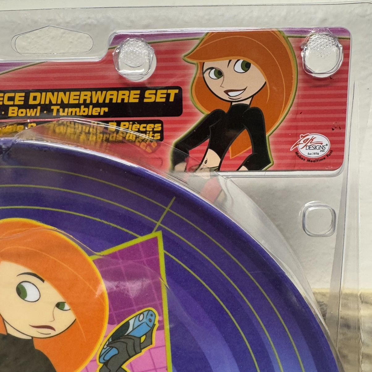 Disney × Vintage Disney Kim Possible 3-Piece Dinnerware Set Plate Bowl Cup Size ONE SIZE - 6 Thumbnail