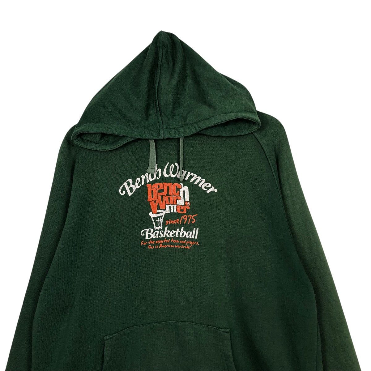 Japanese Brand × Vintage 📌Vintage Hoodie Pull Over Bench Warmer Basketball Big Logo Size US M / EU 48-50 / 2 - 4 Thumbnail