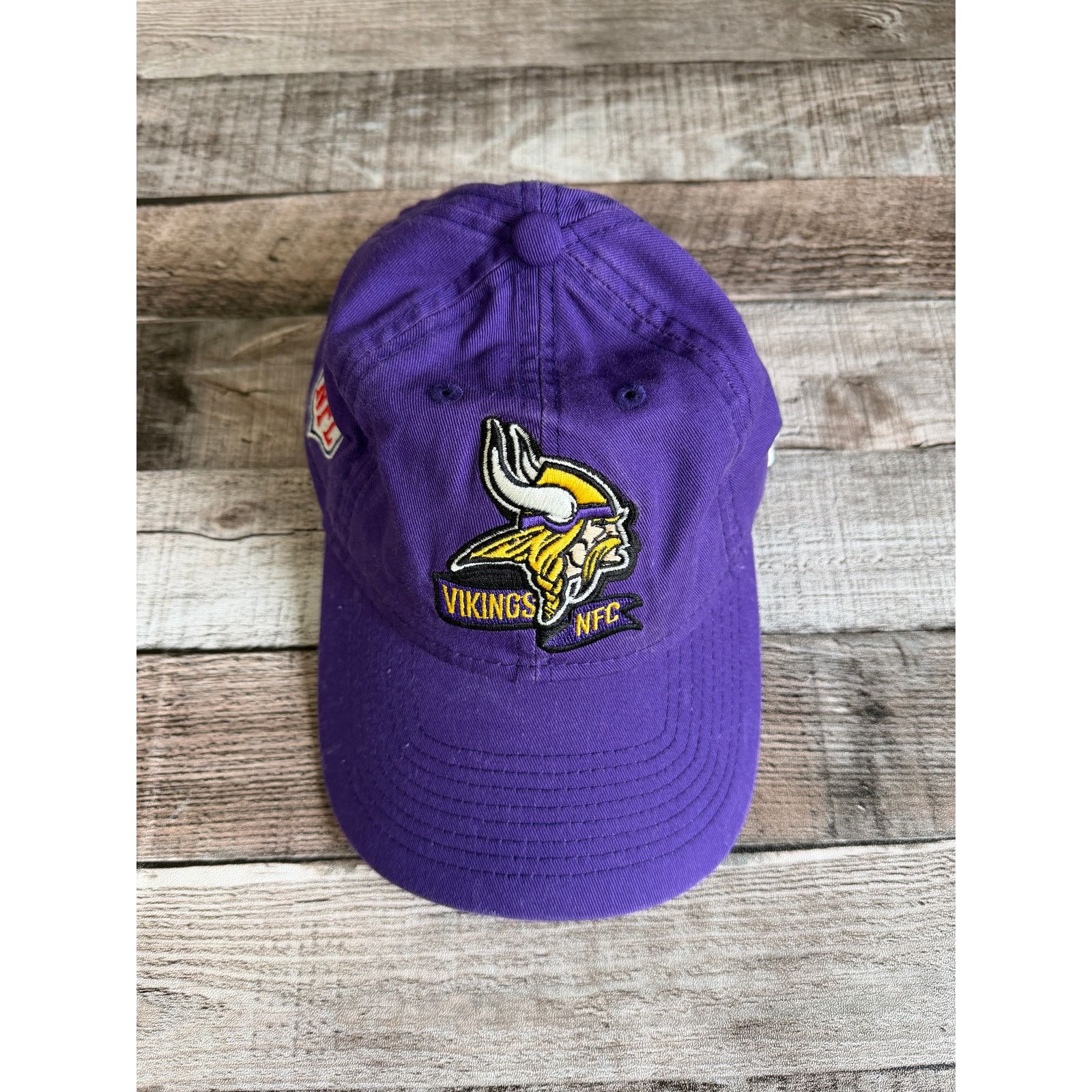 New Era Minnesota Vikings NFC Strapback Adjustable Baseball Hat Size ONE SIZE - 3 Thumbnail