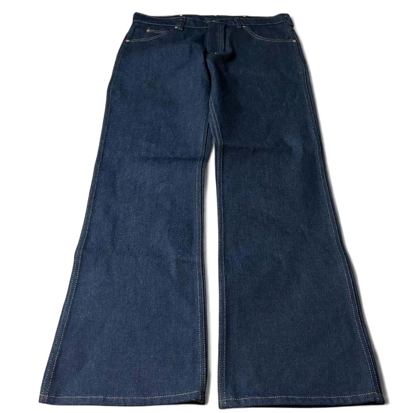 Vintage VINTAGE Roebuck’s Dark Wash Flare Bootcut Jeans 36X31 Jeans Men 36 Blue Bootscut 70s Mens Size US 36 / EU 52 - 3 Thumbnail