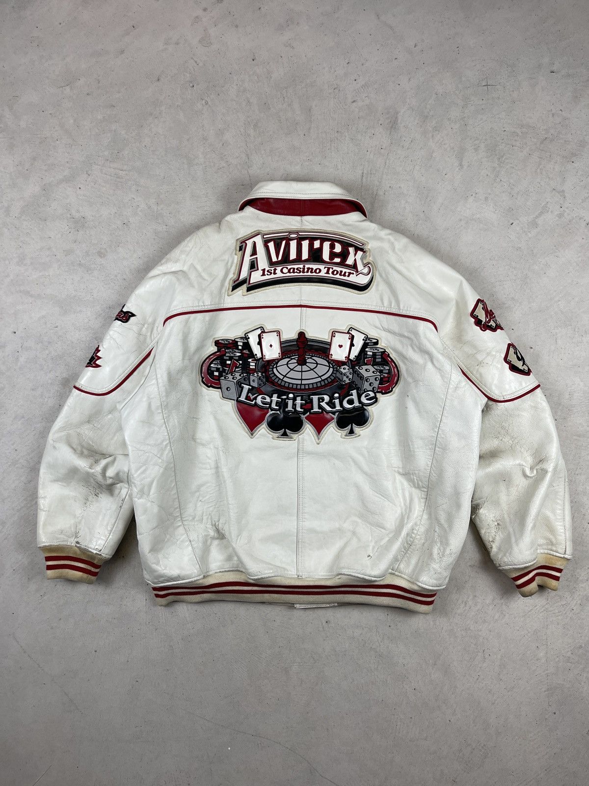 Avirex 1990s Avirex “Let it Ride” 1st Casino Tour Jacket Size US XXL / EU 58 / 5 - 1 Thumbnail
