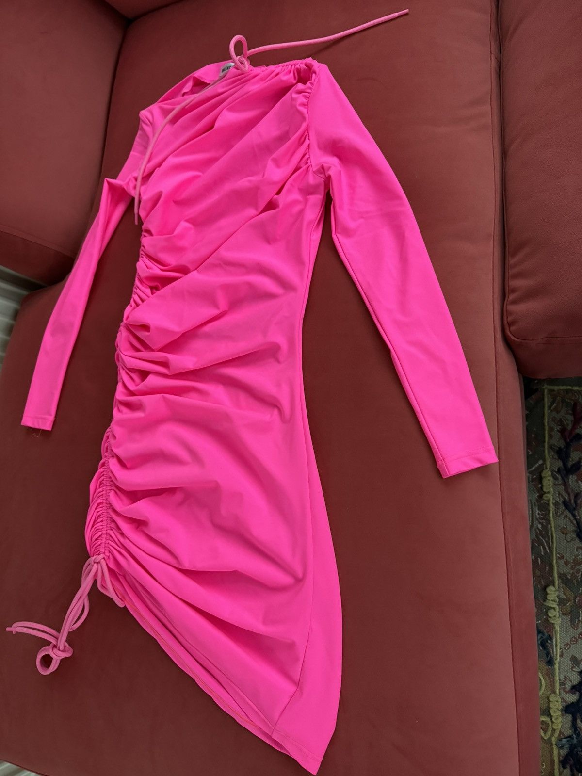Balenciaga New Balenciaga bright pink mini dress, size S Size S / US 4 / IT 40 - 5 Thumbnail