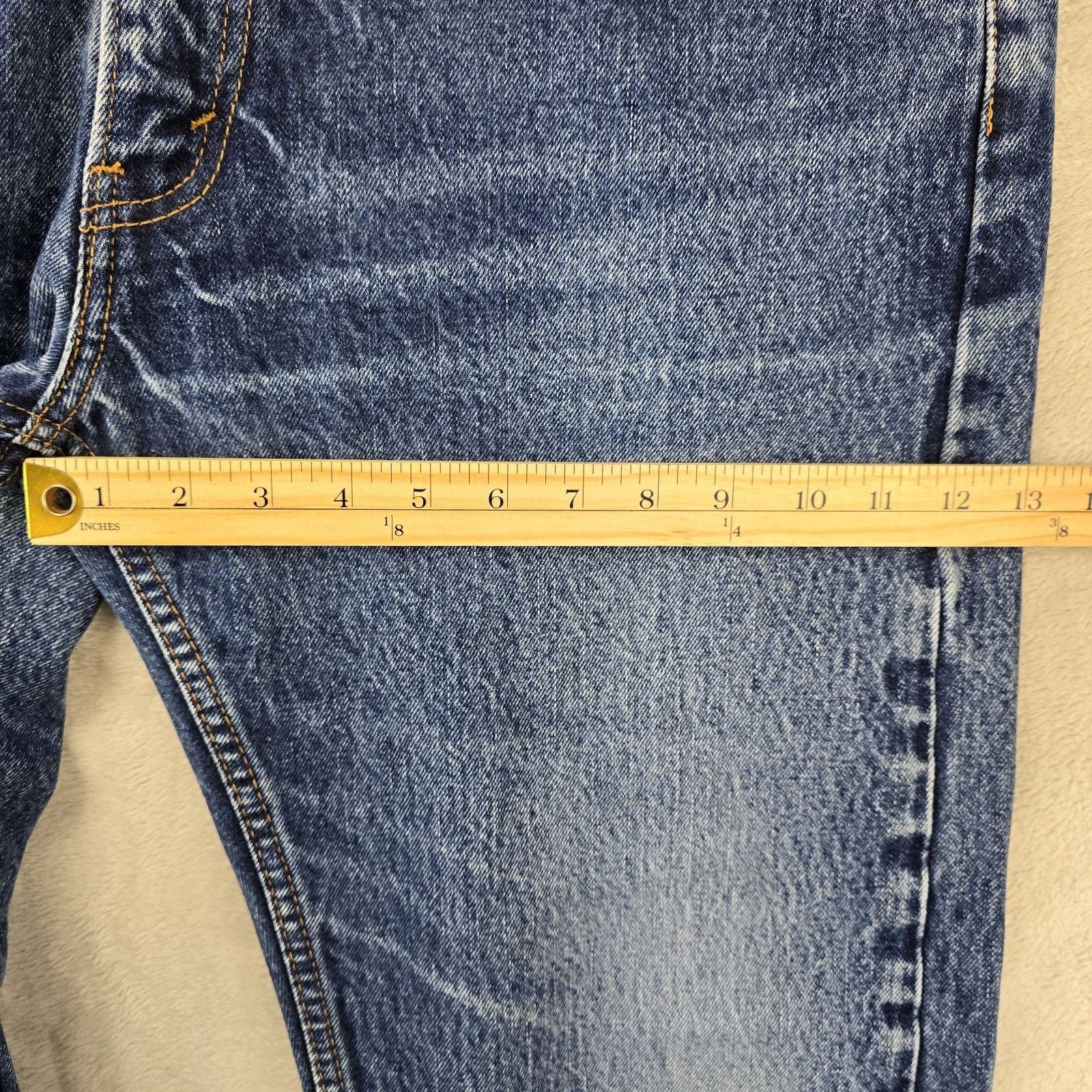 Levi's Vintage Levis 505 Jeans Mens 38x31 Blue Y2K Faded Whiskers Size US 38 / EU 54 - 14 Thumbnail