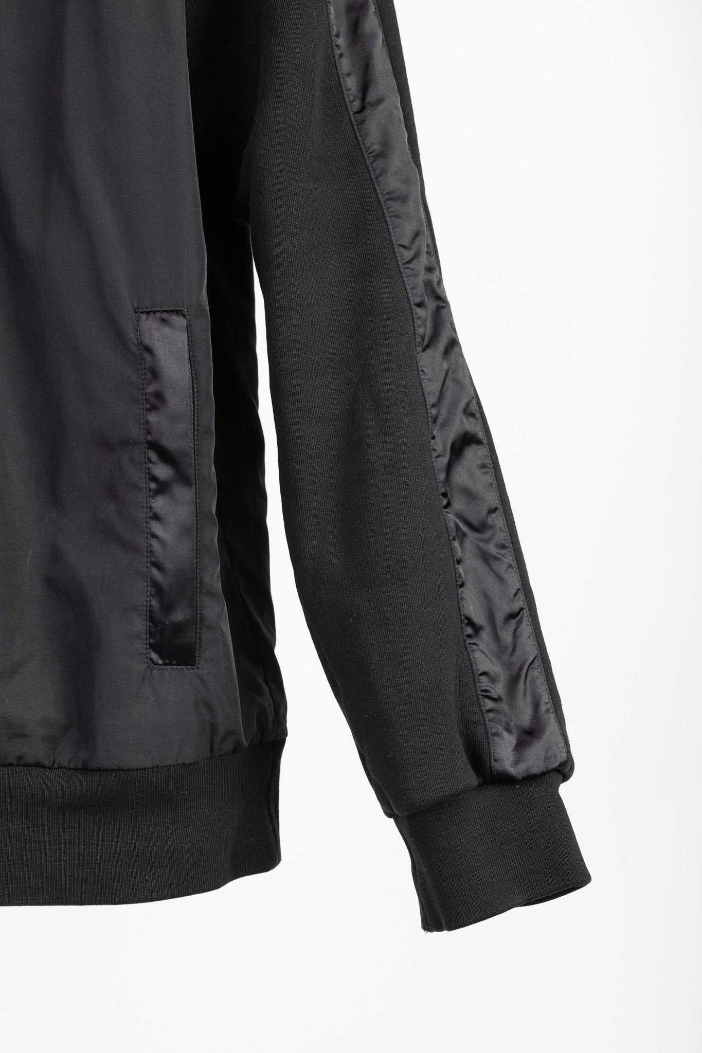 Dolce & Gabbana D&G Dolce & Gabbana Black Cotton Logo-Embroidered Zip Hoodie Size US M / EU 48-50 / 2 - 7 Thumbnail