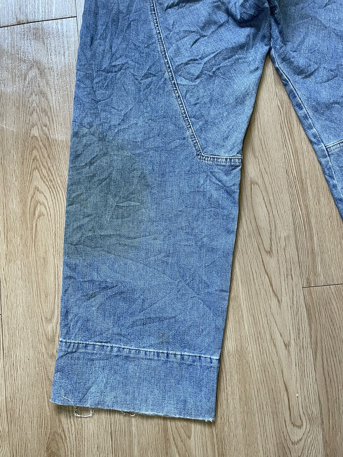 Marithe + Francois Girbaud Vintage 90s Marithe Francois Girbaud Distressed Baggy Jeans Size US 30 / EU 46 - 19 Thumbnail