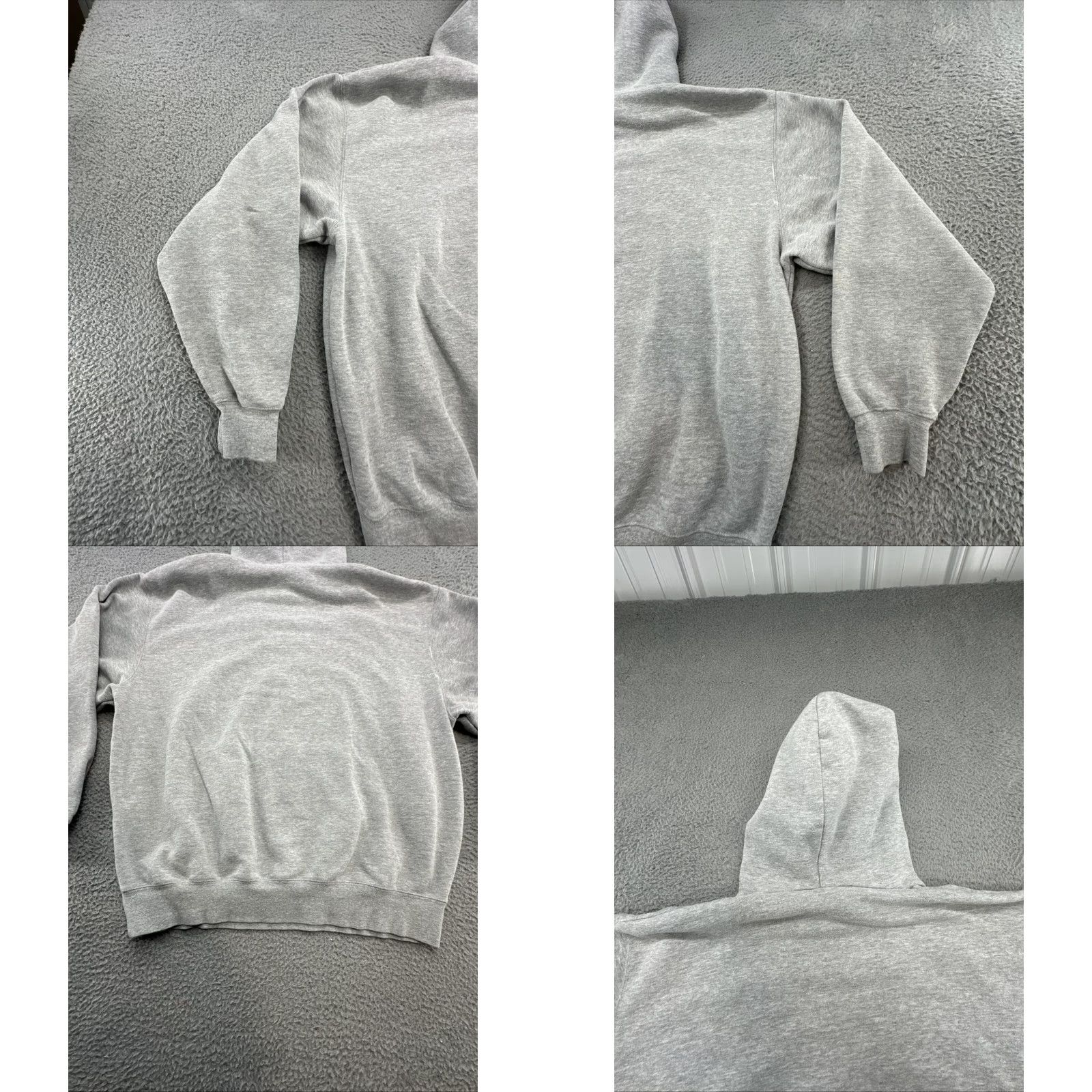 Nike VINTAGE Nike Mens XL Travis Scott Center Swoosh Michigan Tech Basketball Hoodie Gray Size US XL / EU 56 / 4 - 10 Thumbnail