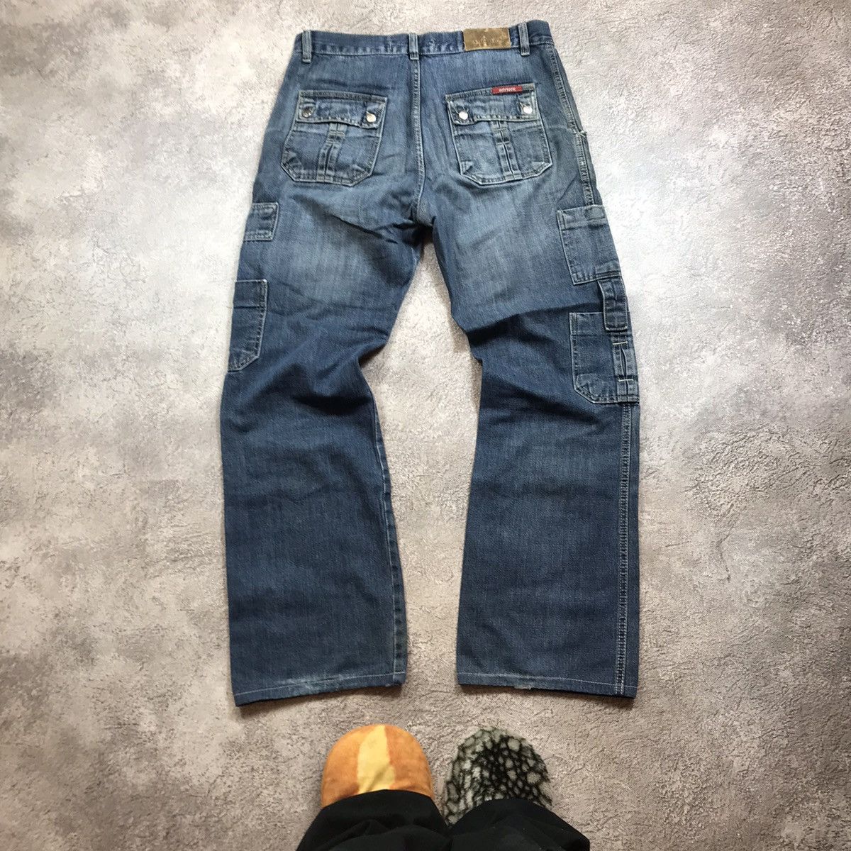 Vintage Vintage 90s Baggy Cargo Pants Distressed Thrashed Grunge 34 Size US 34 / EU 50 - 6 Thumbnail