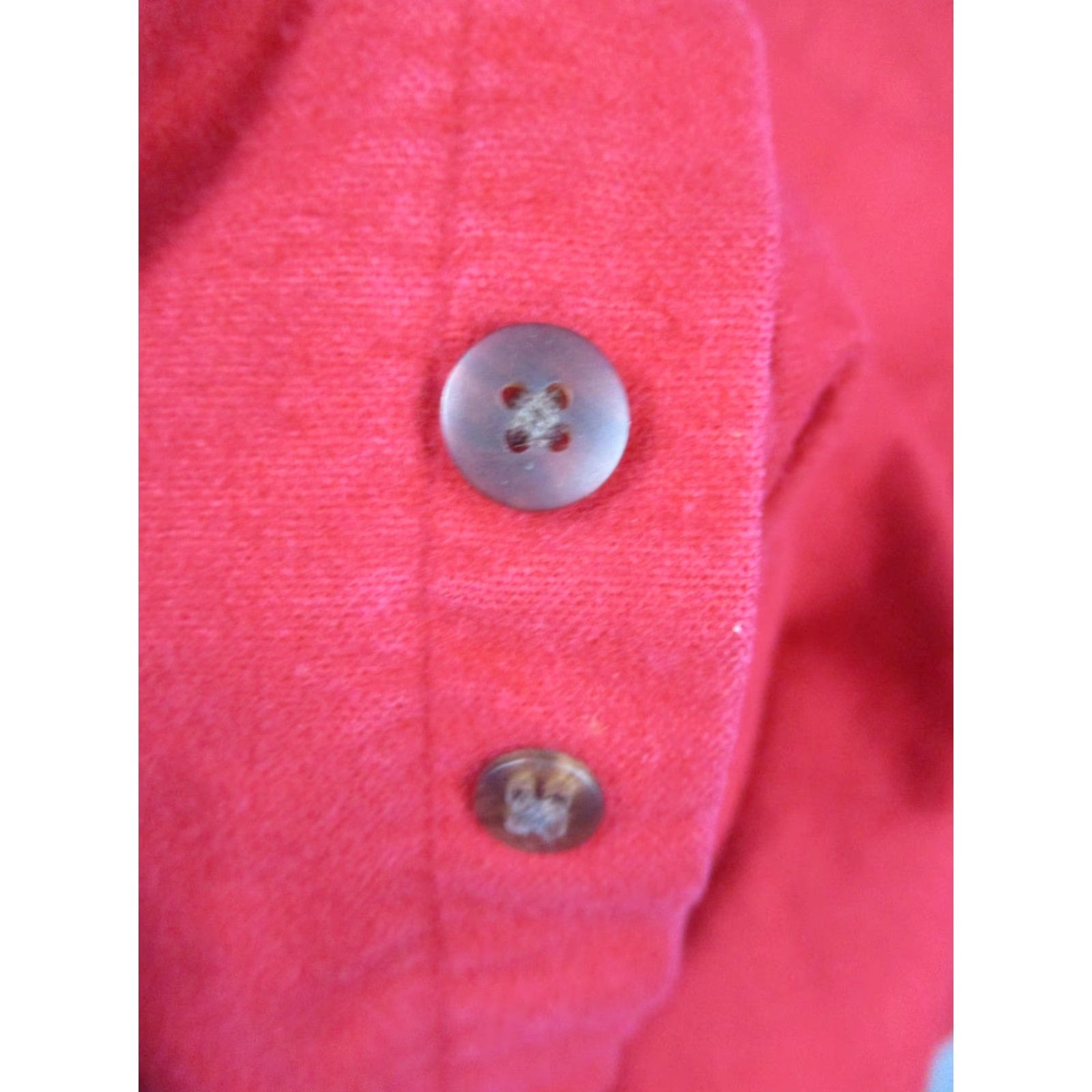 Vintage VINTAGE Woolrich Shirt Mens 2XL Red Long Sleeve 100% Cotton Made USA Button-Down Collar, Pocket, Solid, Button-Up, Utility: Classic 80s Size US XXL / EU 58 / 5 - 7 Thumbnail