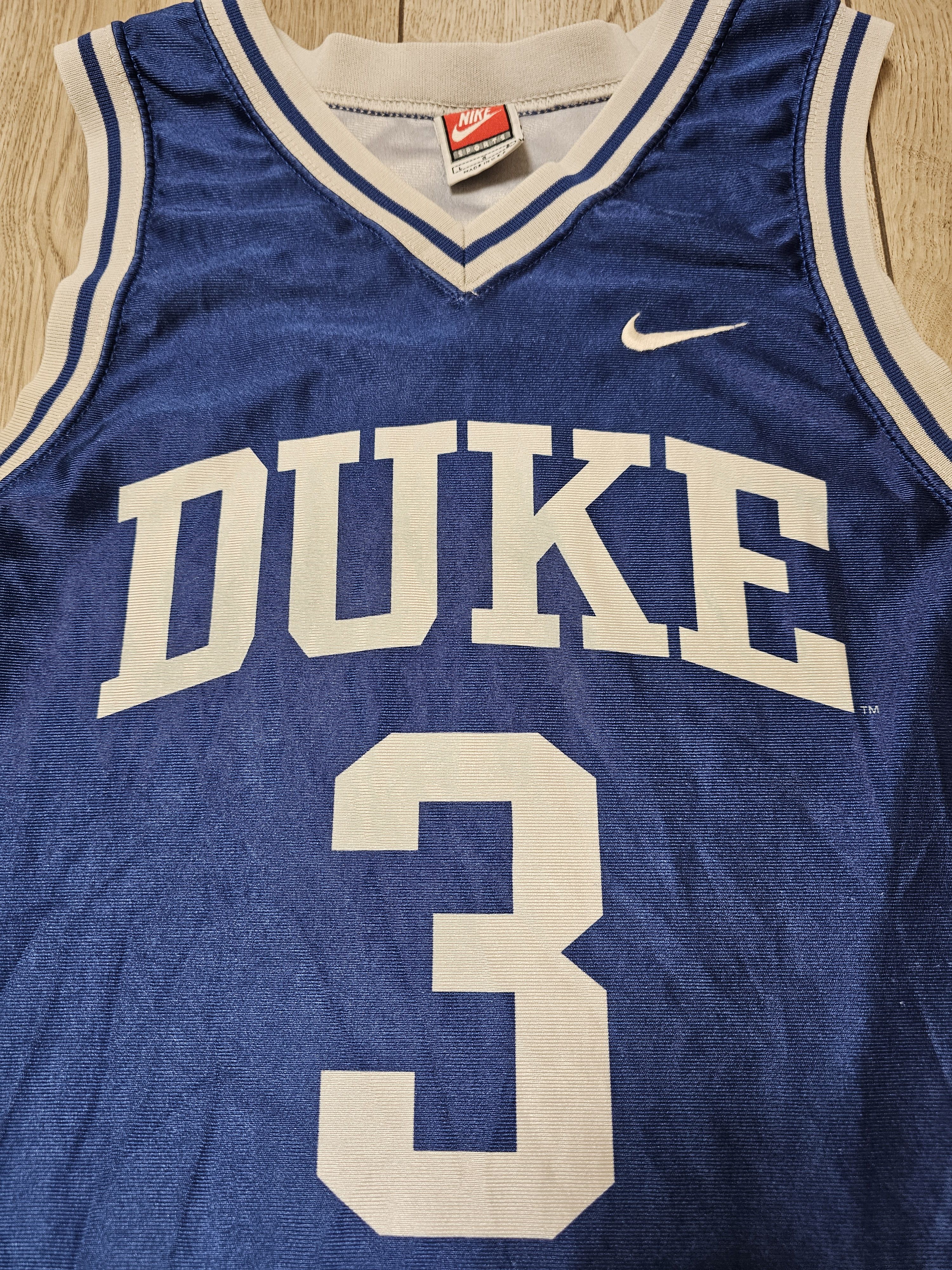 Nike DUKE BLUE DEVILS VINTAGE NIKE JERSEY 90S NCAA BASKETBALL Size US L / EU 52-54 / 3 - 3 Thumbnail