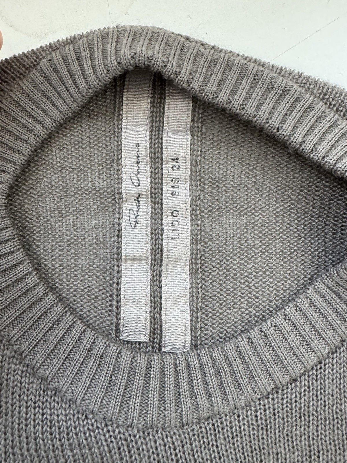 Rick Owens Rick Owens Tommy Oversize Wool Mens One Size Lido Gray Size US M / EU 48-50 / 2 - 5 Thumbnail