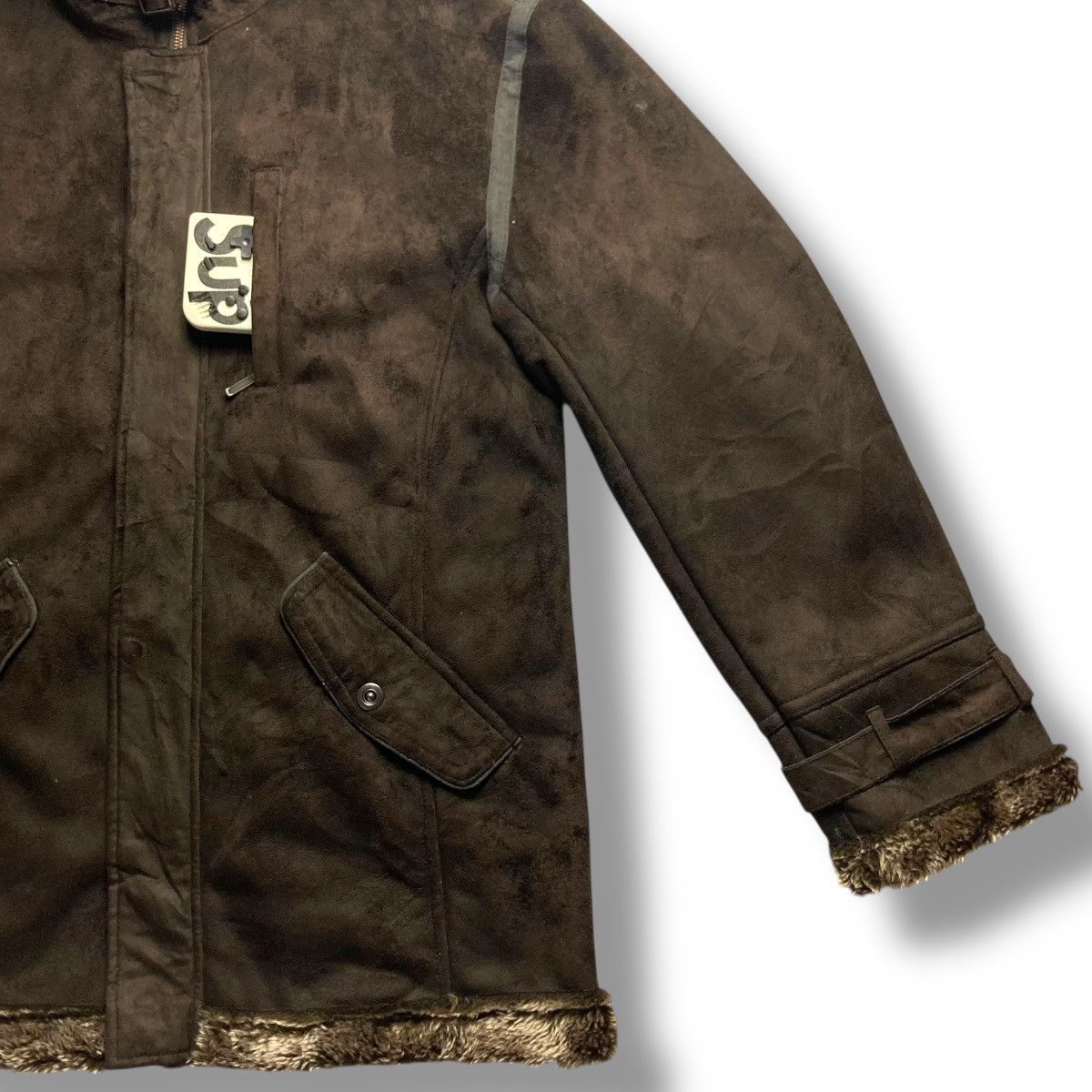 Le Grande Bleu (L.G.B.) 🇯🇵 THRUXTON LINED SHERPA MULTIPOCKET HEAVY JACKET Size US XXL / EU 58 / 5 - 5 Thumbnail