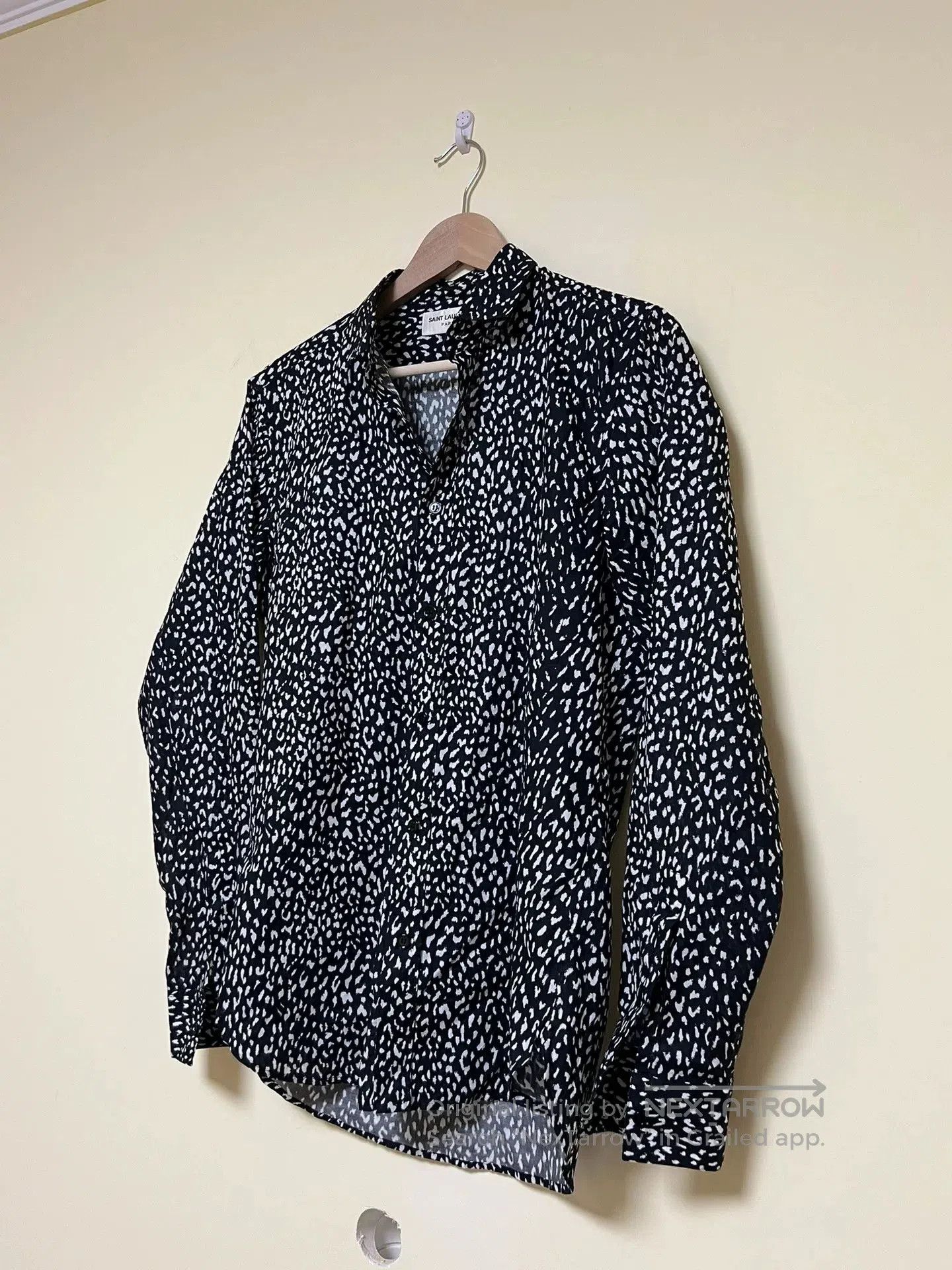 Saint Laurent Paris Saint Laurent YSL Jackson Wang Leopard Shirt. Size US M / EU 48-50 / 2 - 1 Thumbnail