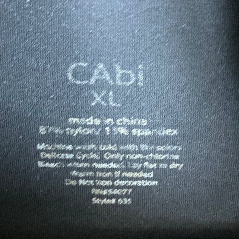 Vintage Cabi Womens Jacket Black Tech Athletic Full Zip Front Pockets Stretch XLarge XL Womens Jacket Black Tech Athletic Full Zip Pockets Stretch XLarge Size XL / US 12-14 / IT 48-50 - 6 Thumbnail
