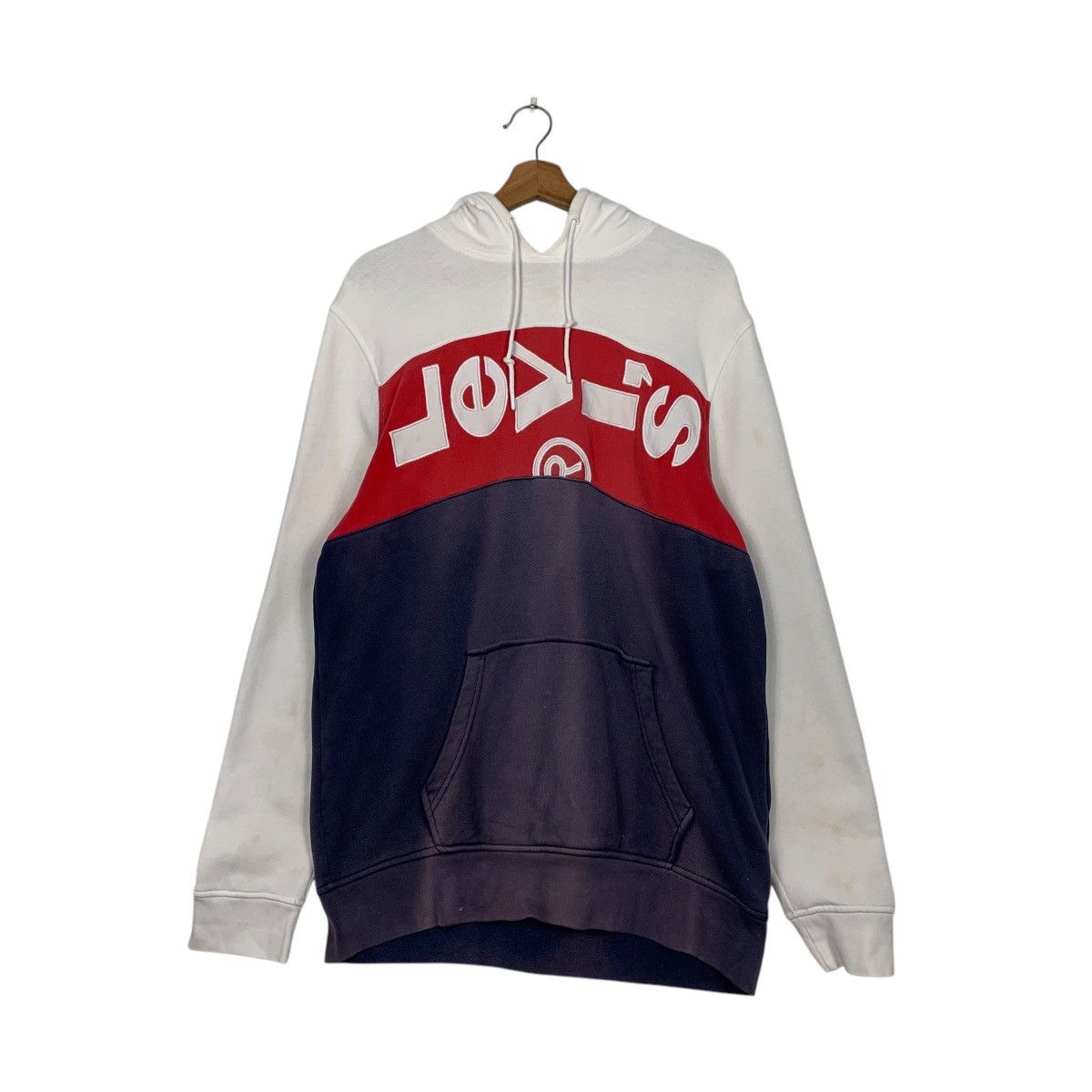 Levi's LEVIS Big Logo Colorblock Faded Pullover Hoodies #2530-C114 Size US L / EU 52-54 / 3 - 8 Thumbnail